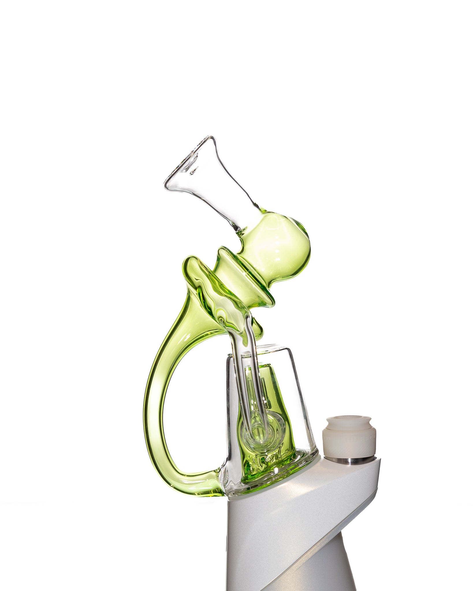 Eternal Flameworks - Green Crushed Opal Excelsior Puffco Recycler