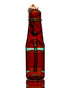 Jack Blew Glass - Red/Blue Full Size Ramune Bottle