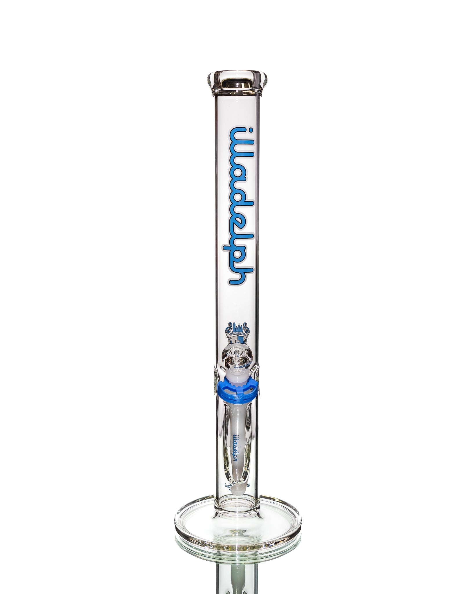 illadelph Blue Tall Straight - Glass Bongs - Water Pipe – Prism Smoke Shop