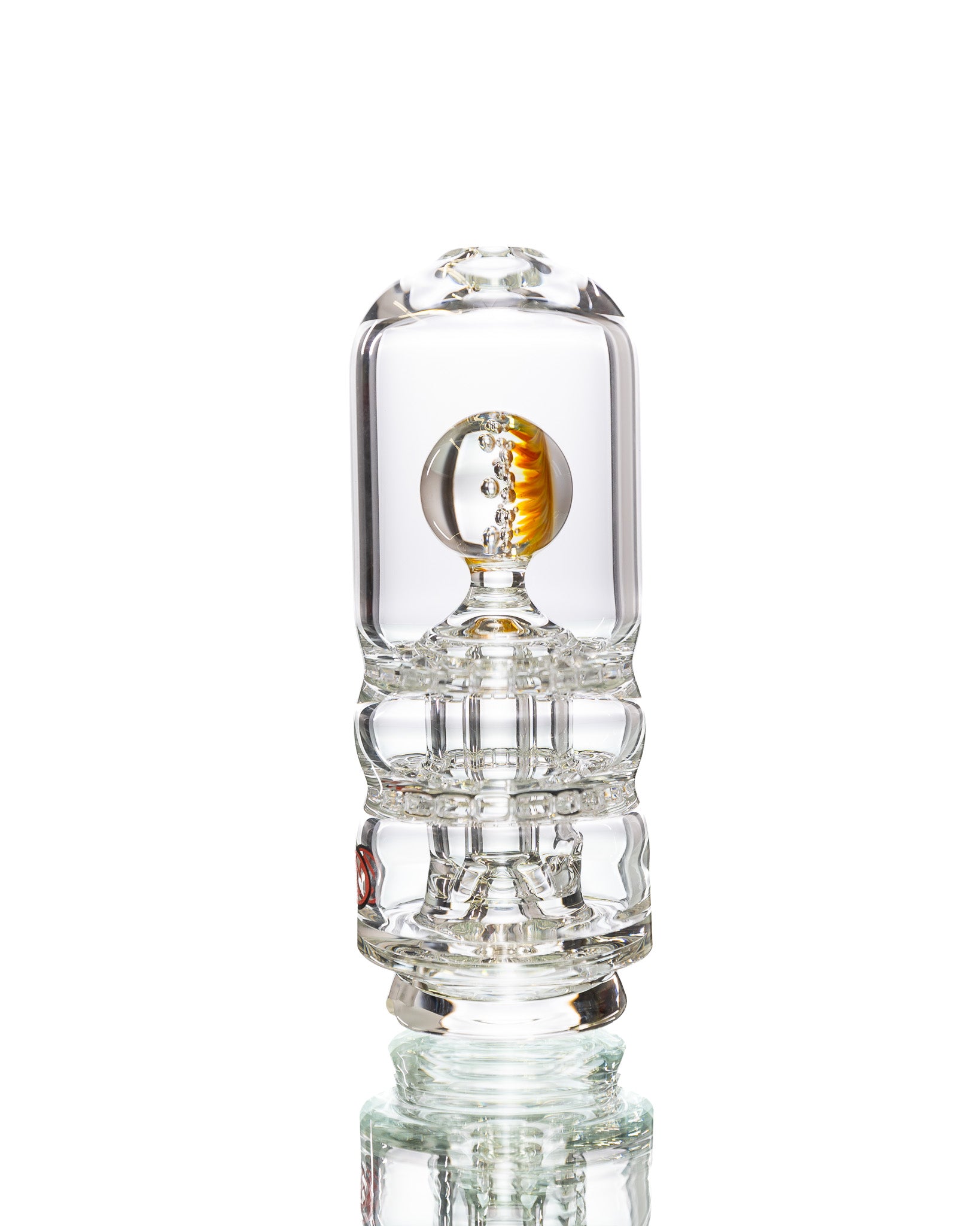 Galloway Glass -  Yellow/Clear Puffco Topper