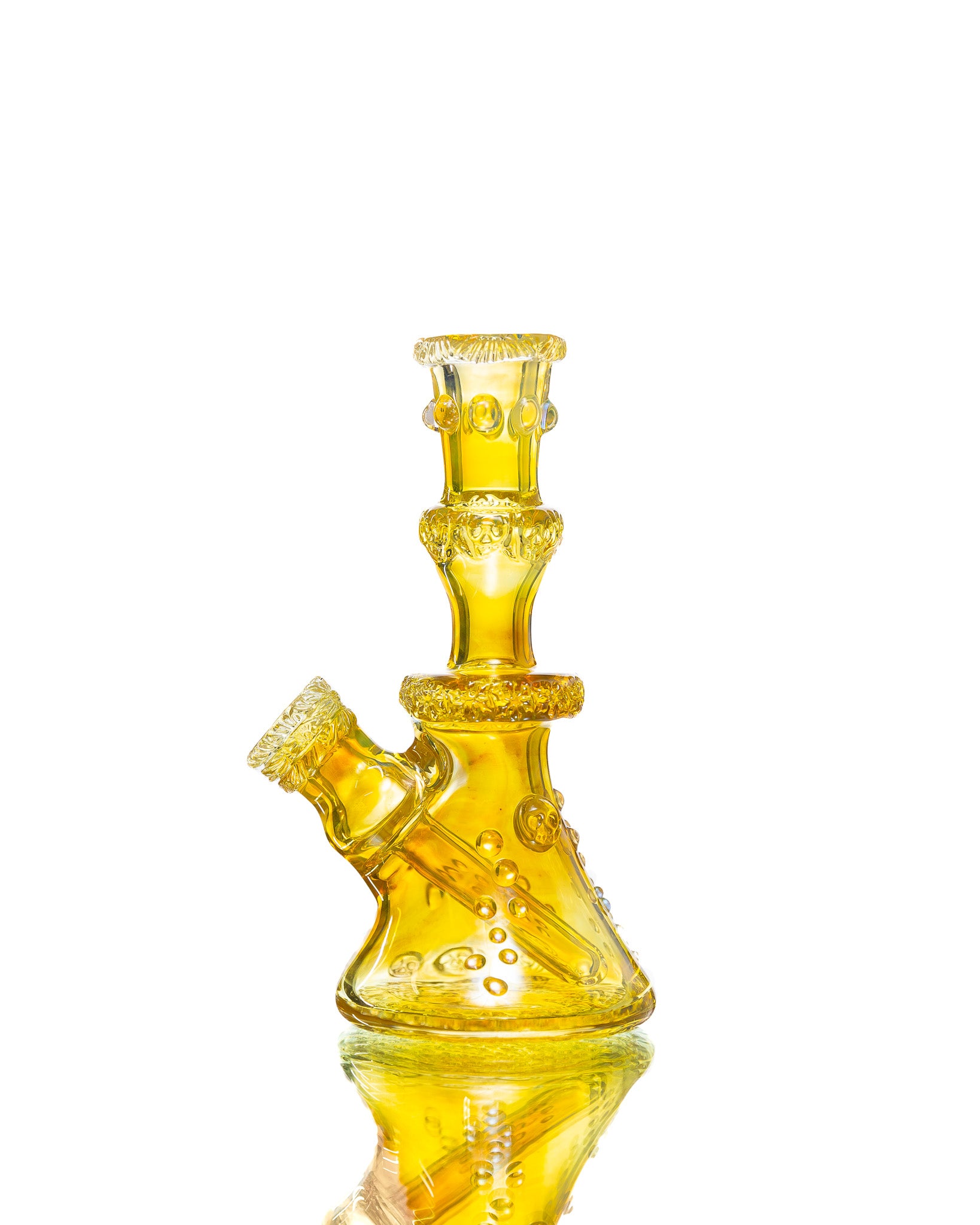 Hensley Glass - Yellow Poison Bottle Rig