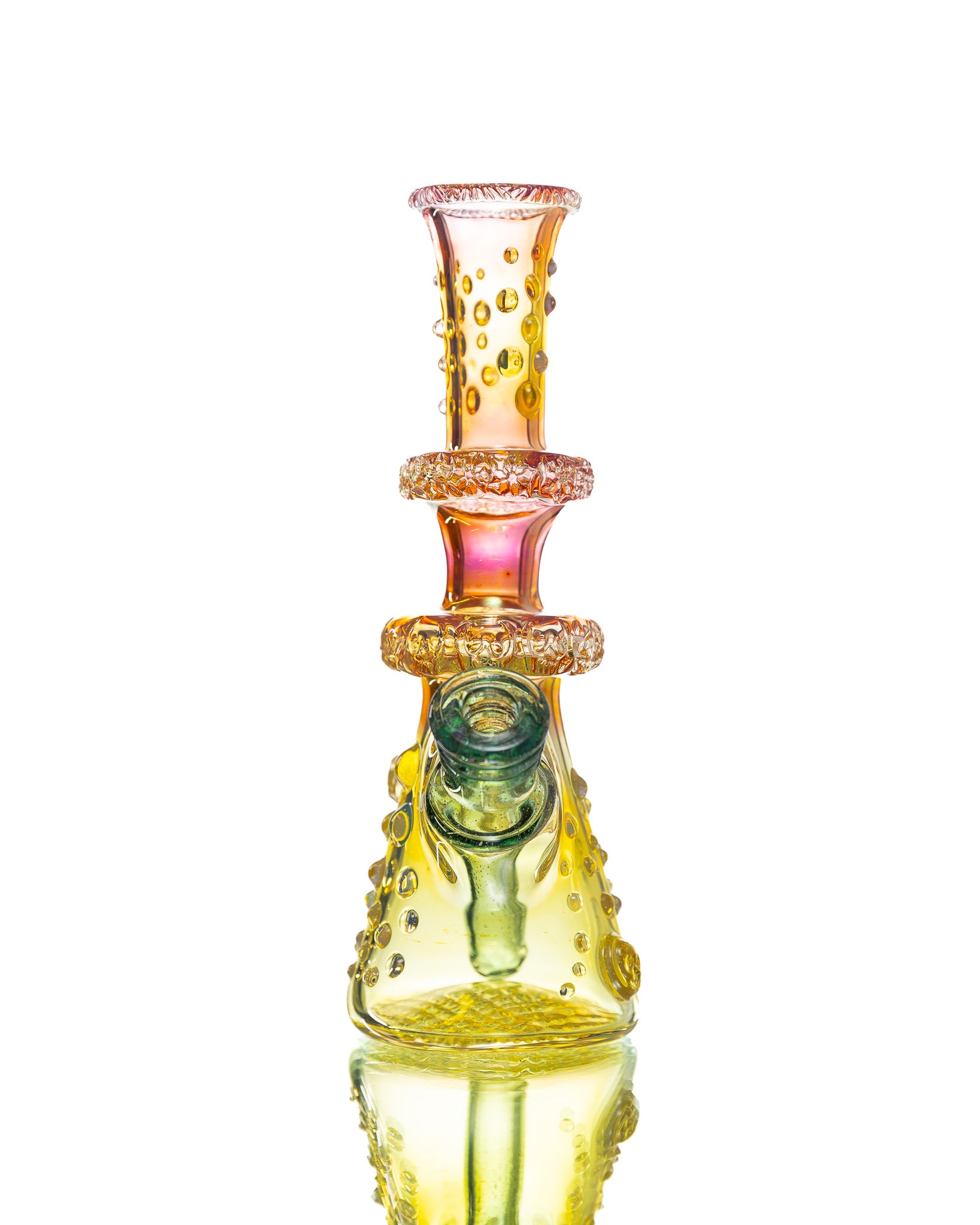 Hensley Glass - Poison Bottle Jammer - Yellow, Pink & Blue
