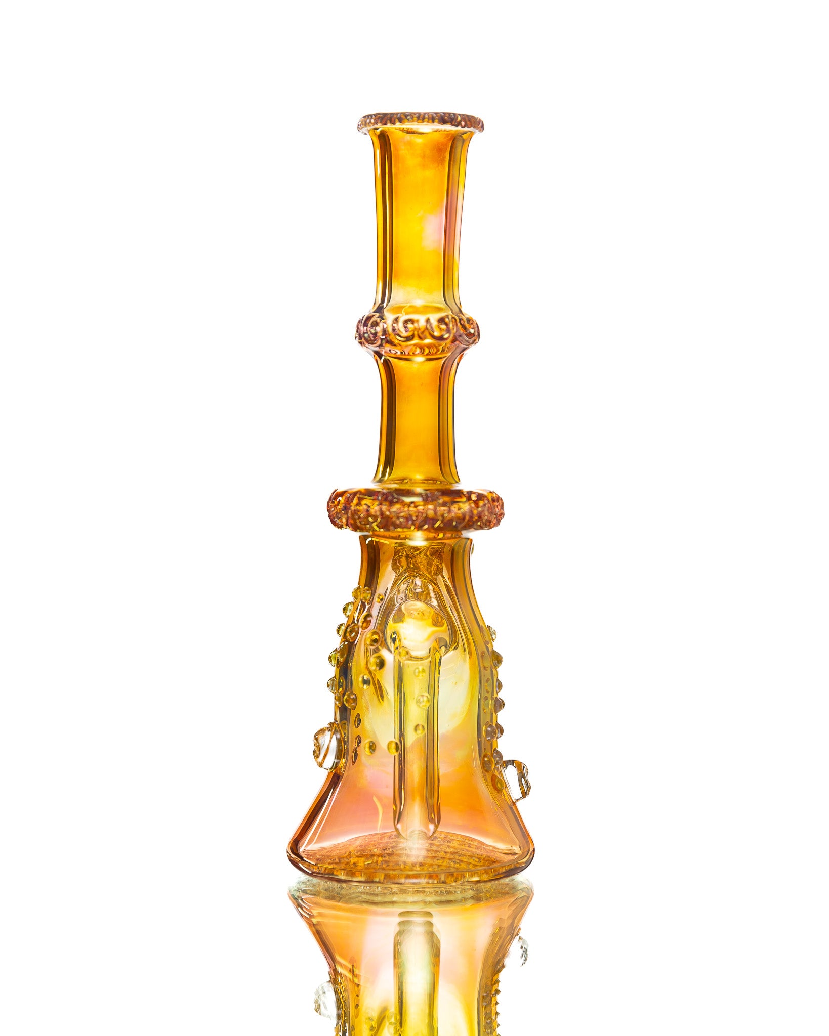Hensley Glass - Poison Bottle Jammer - Orange & Yellow