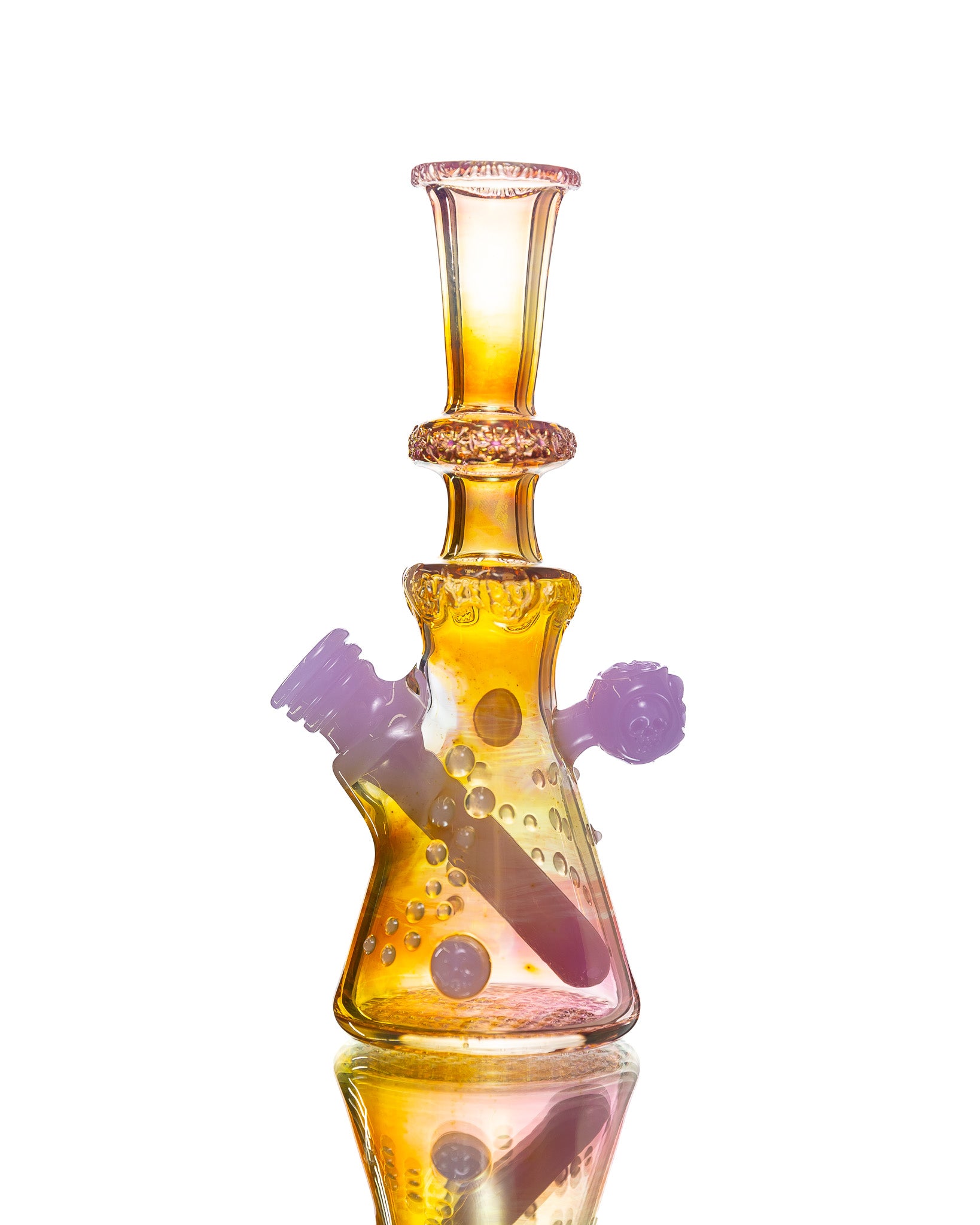 Hensley Glass - Orange/Purple Poison Bottle Rig