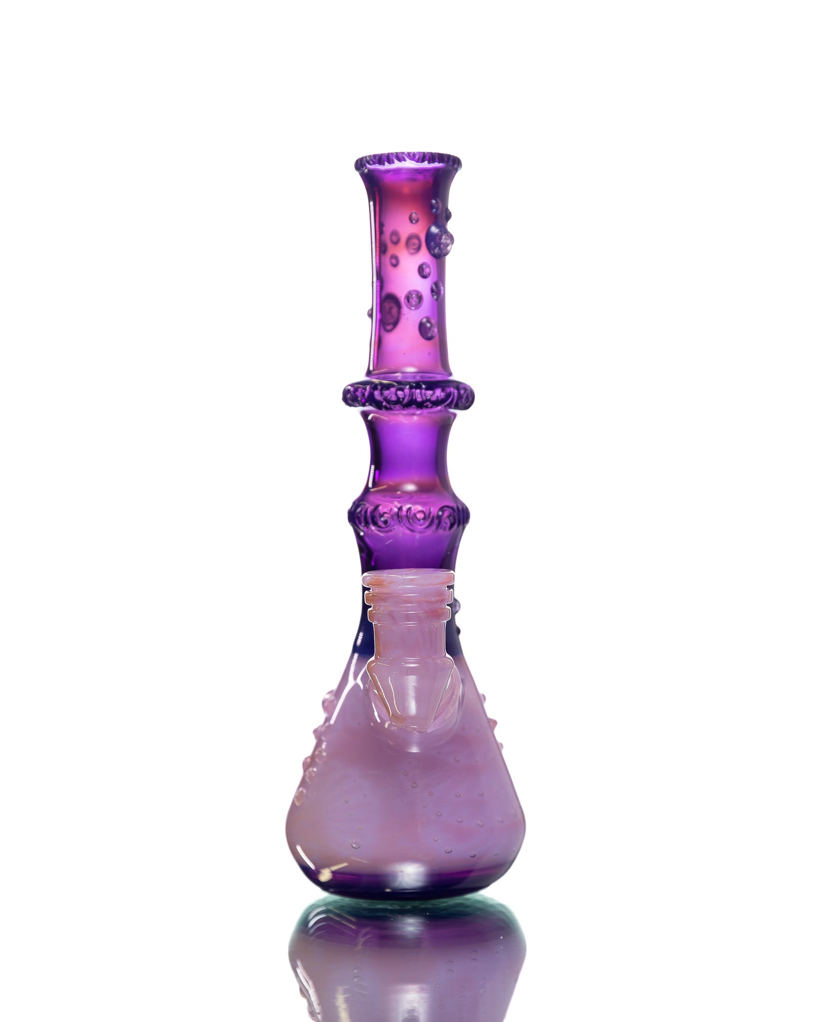 Hensley Glass - Poison Bottle Jammer - Purple & Pink