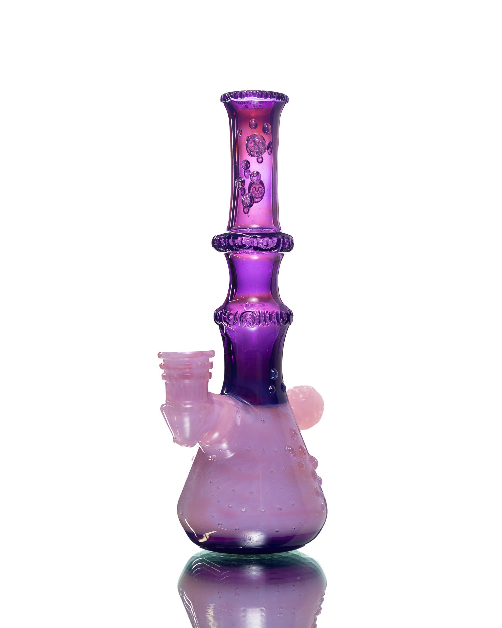 Hensley Glass - Poison Bottle Jammer - Purple & Pink