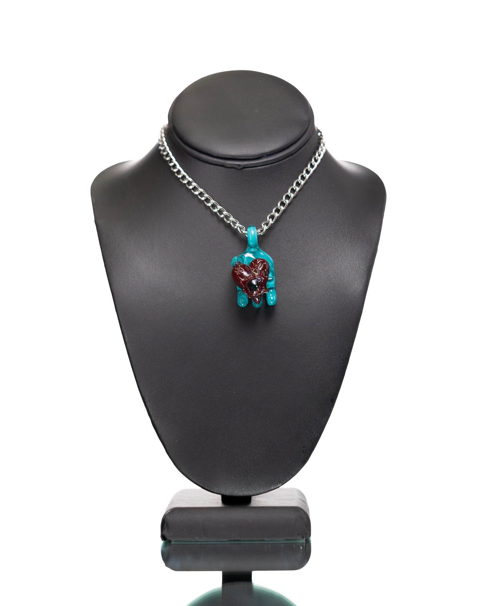 Goober Gabe - Exploded Heart in Hand Pendant