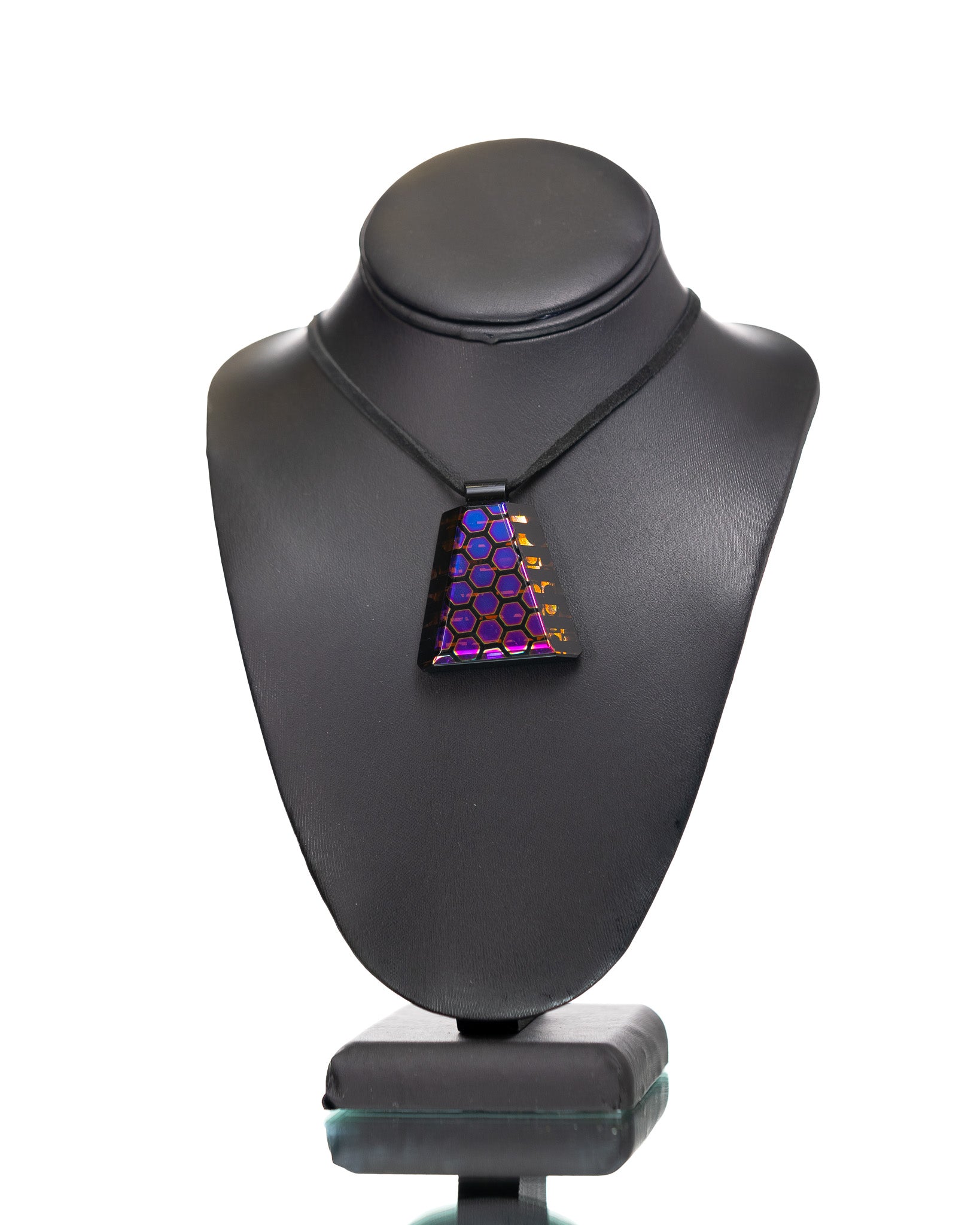 Boro Barto - Pendant - Dichroic Honeycomb Tile