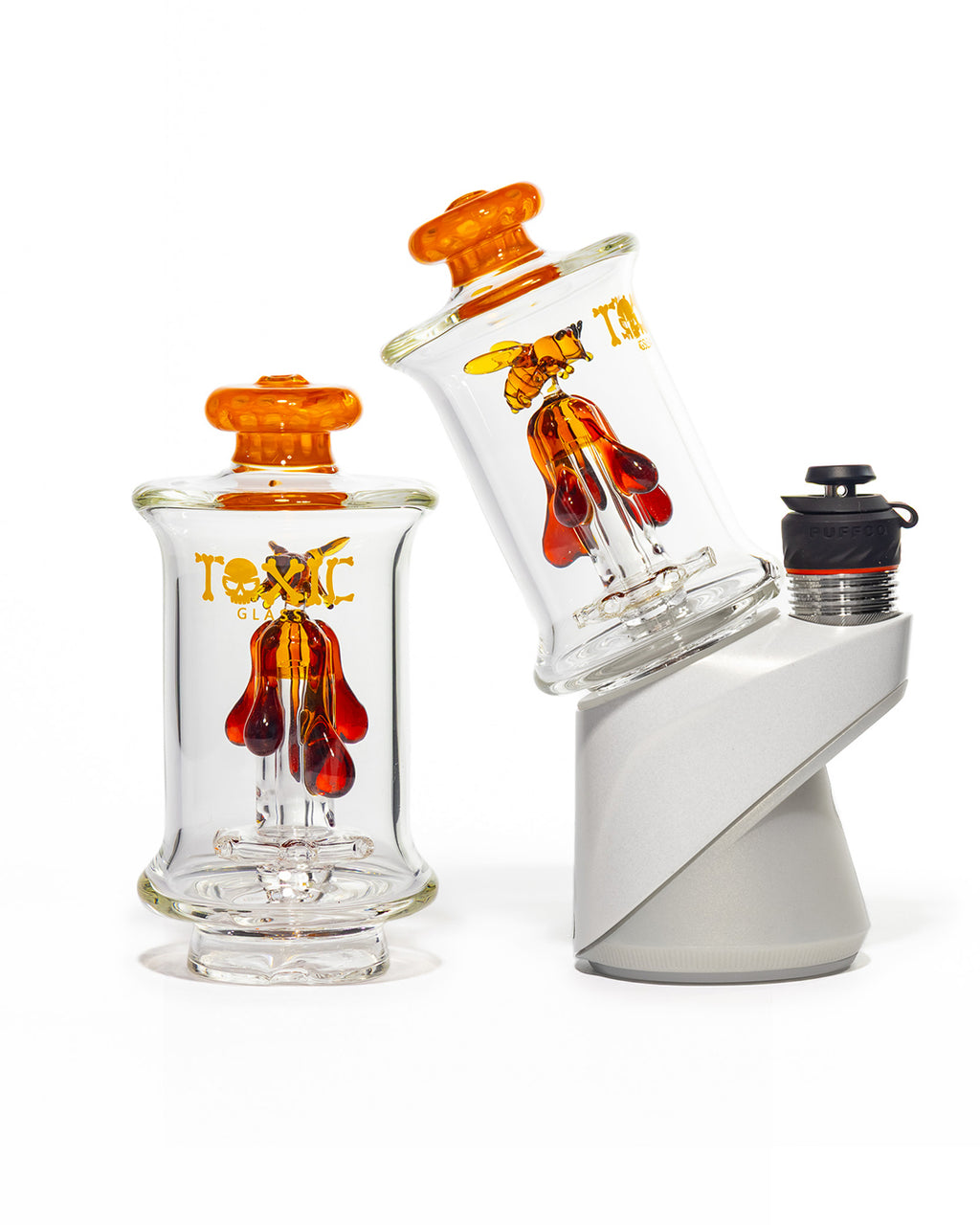 Toxic Glass - Puffco Attachment - Honey Bee