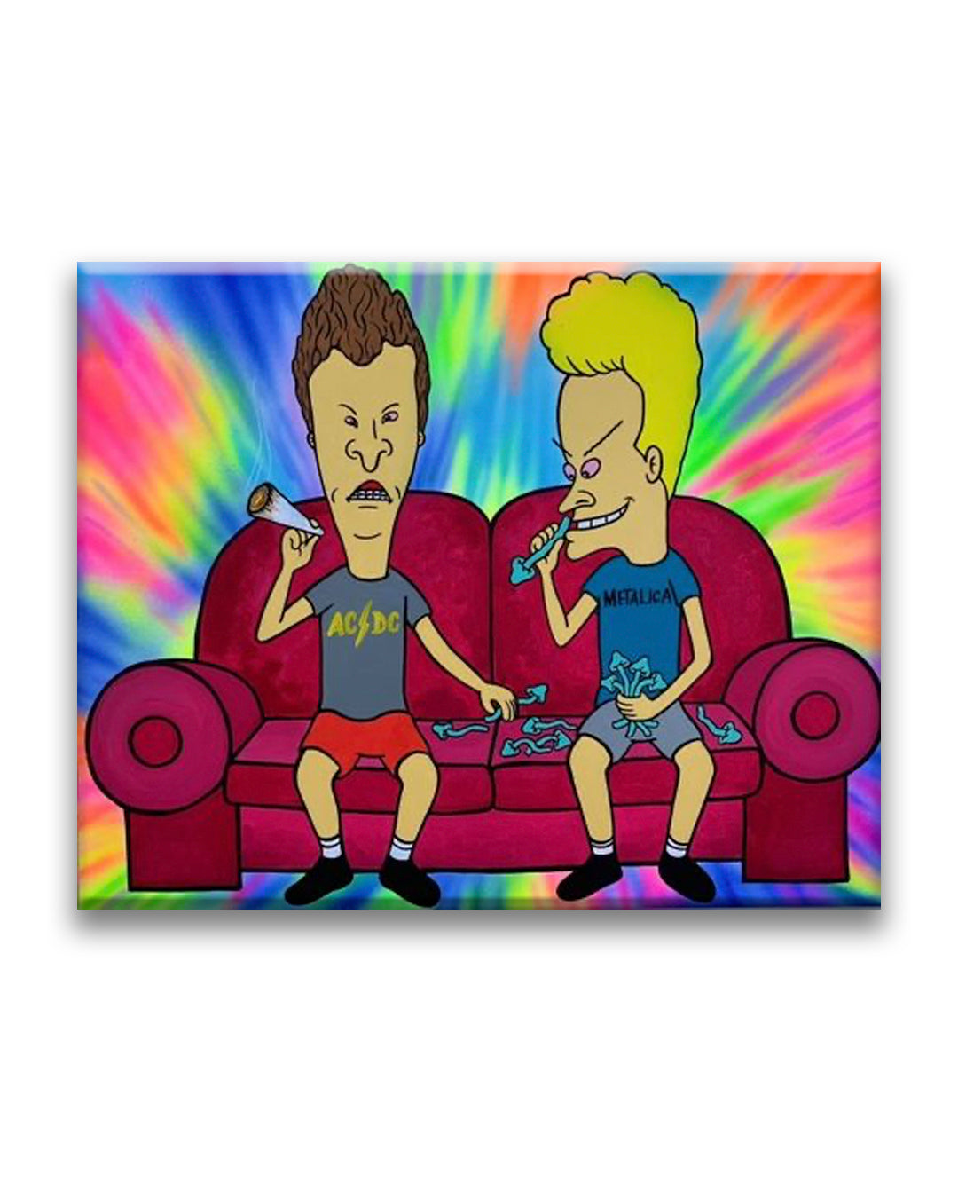 HeadyPaints - Bevis and Butthead Tie Dye