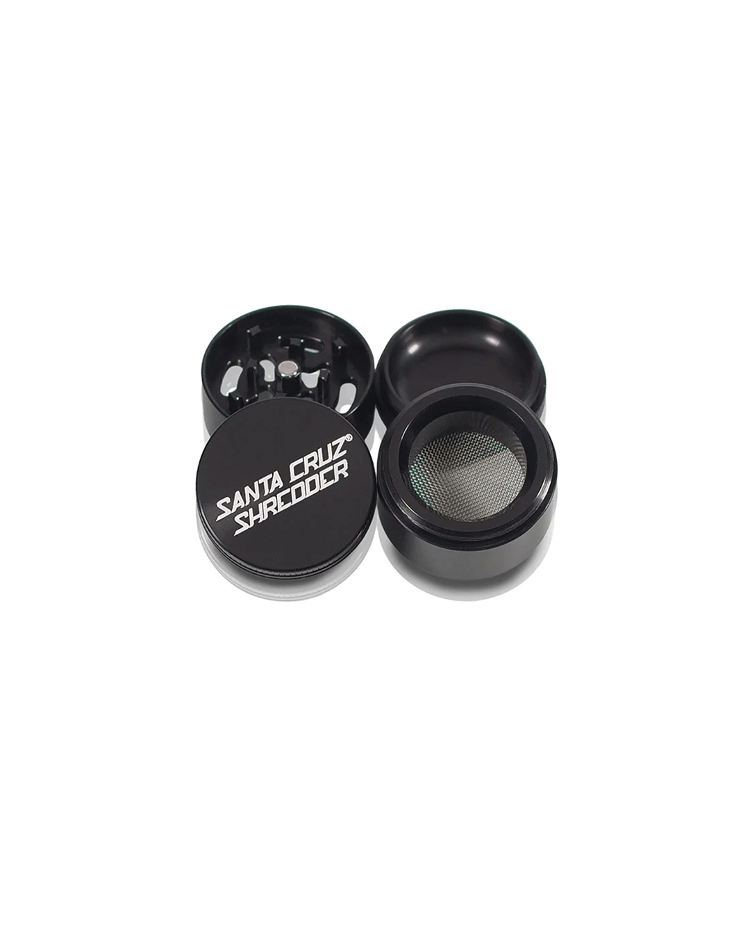 Santa Cruz Shredder - Aluminum 4 Piece Herb Grinders - Small