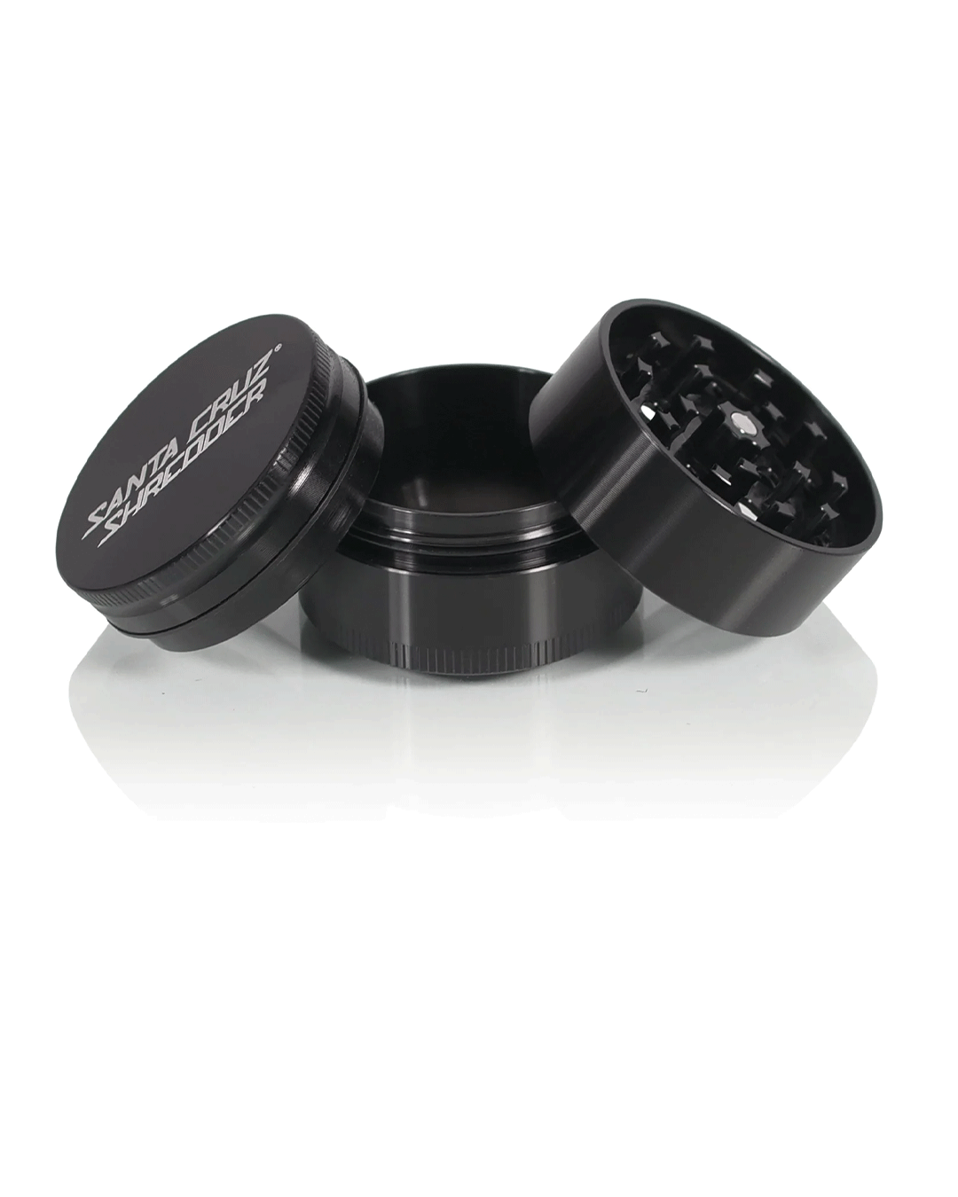 Santa Cruz Shredder - Aluminum 3 Piece Herb Grinders - Medium