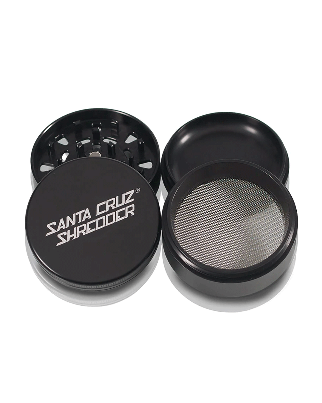 Santa Cruz Shredder - Aluminum 4 Piece Herb Grinders - Large