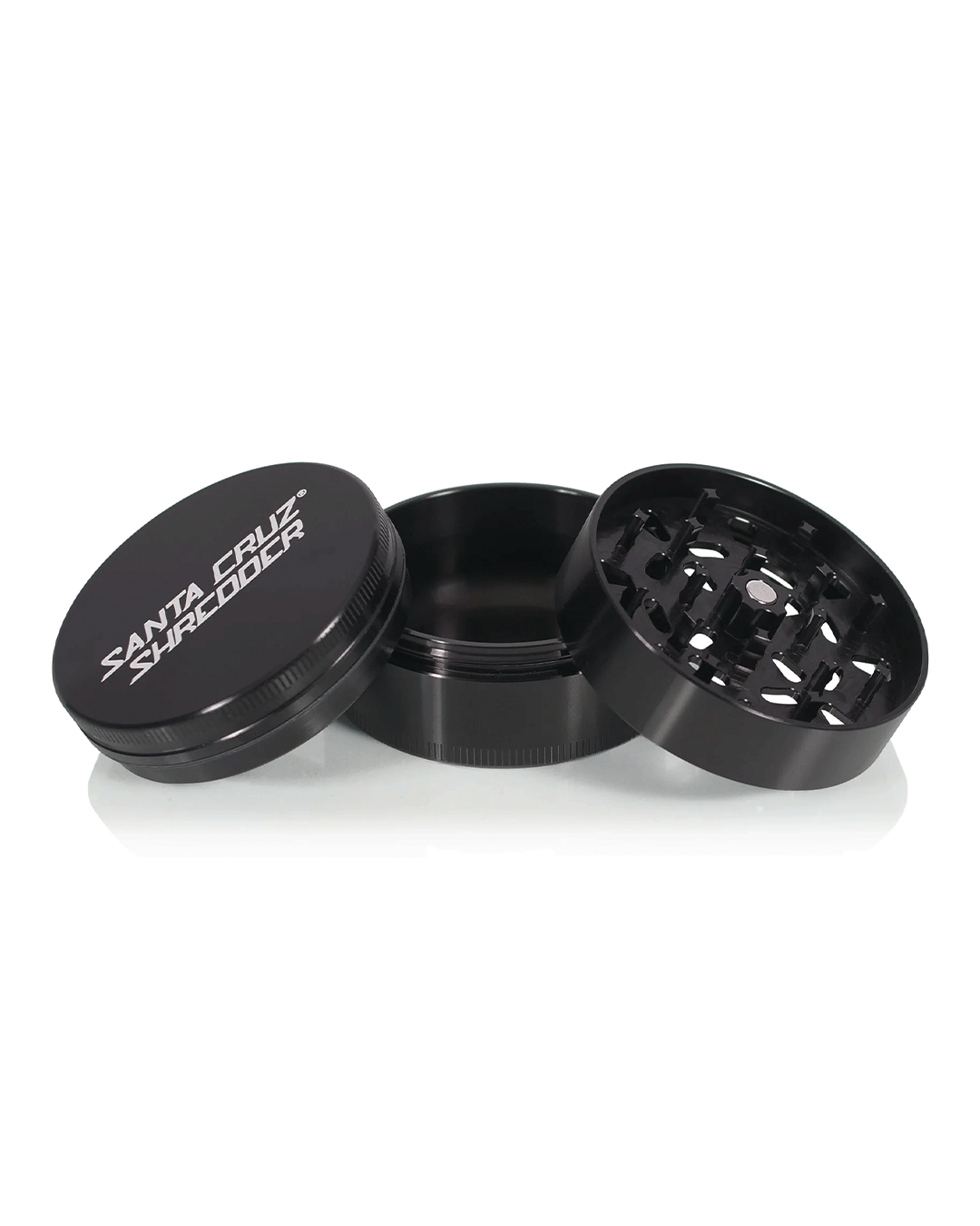 Santa Cruz Shredder - Aluminum 3 Piece Herb Grinders - Large