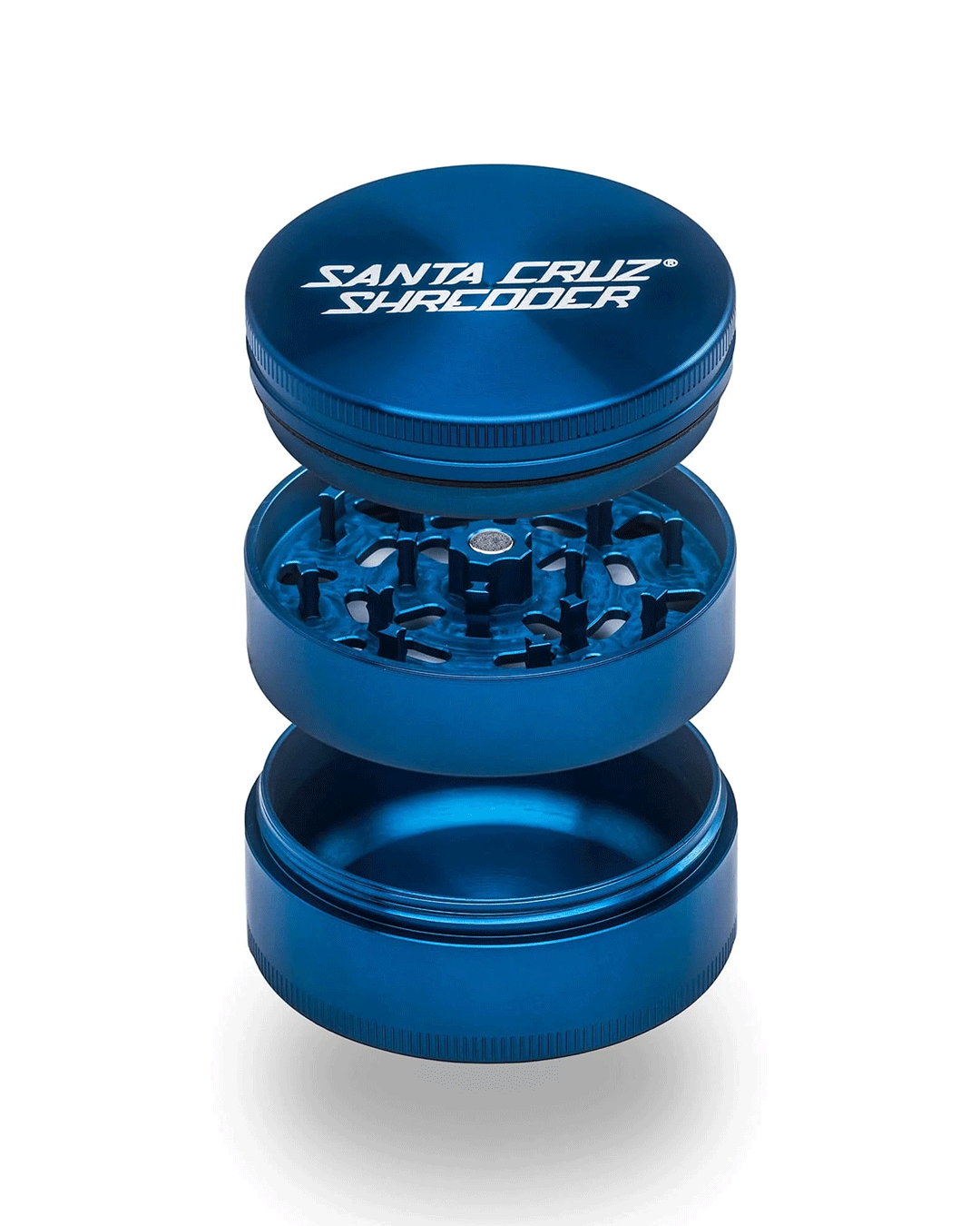 Santa Cruz Shredder - Aluminum 3 Piece Herb Grinders - Large