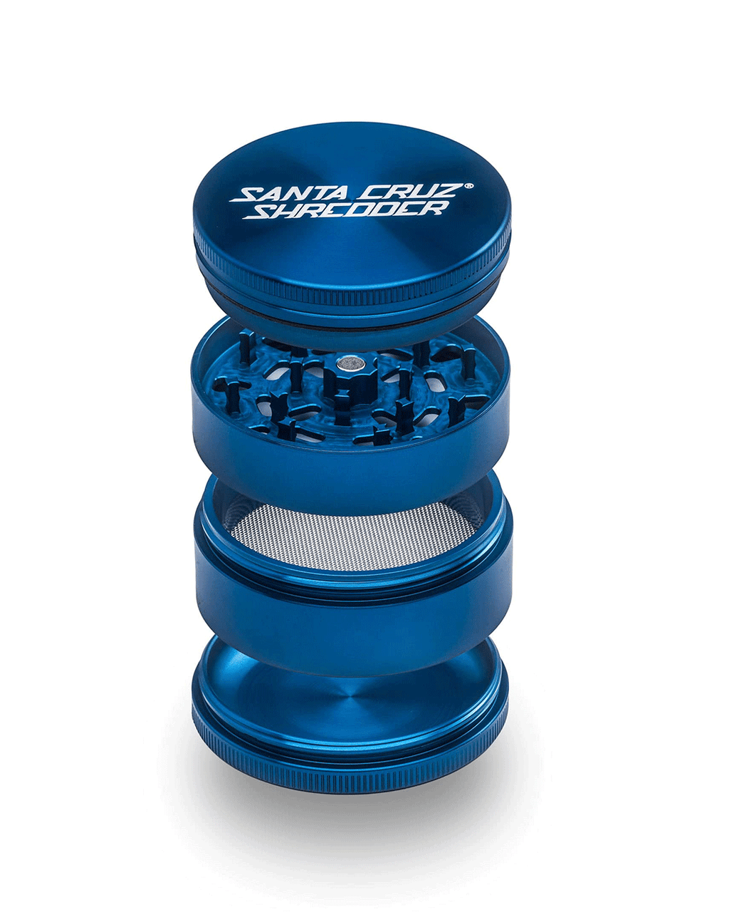 Santa Cruz Shredder - Aluminum 4 Piece Herb Grinders - Large
