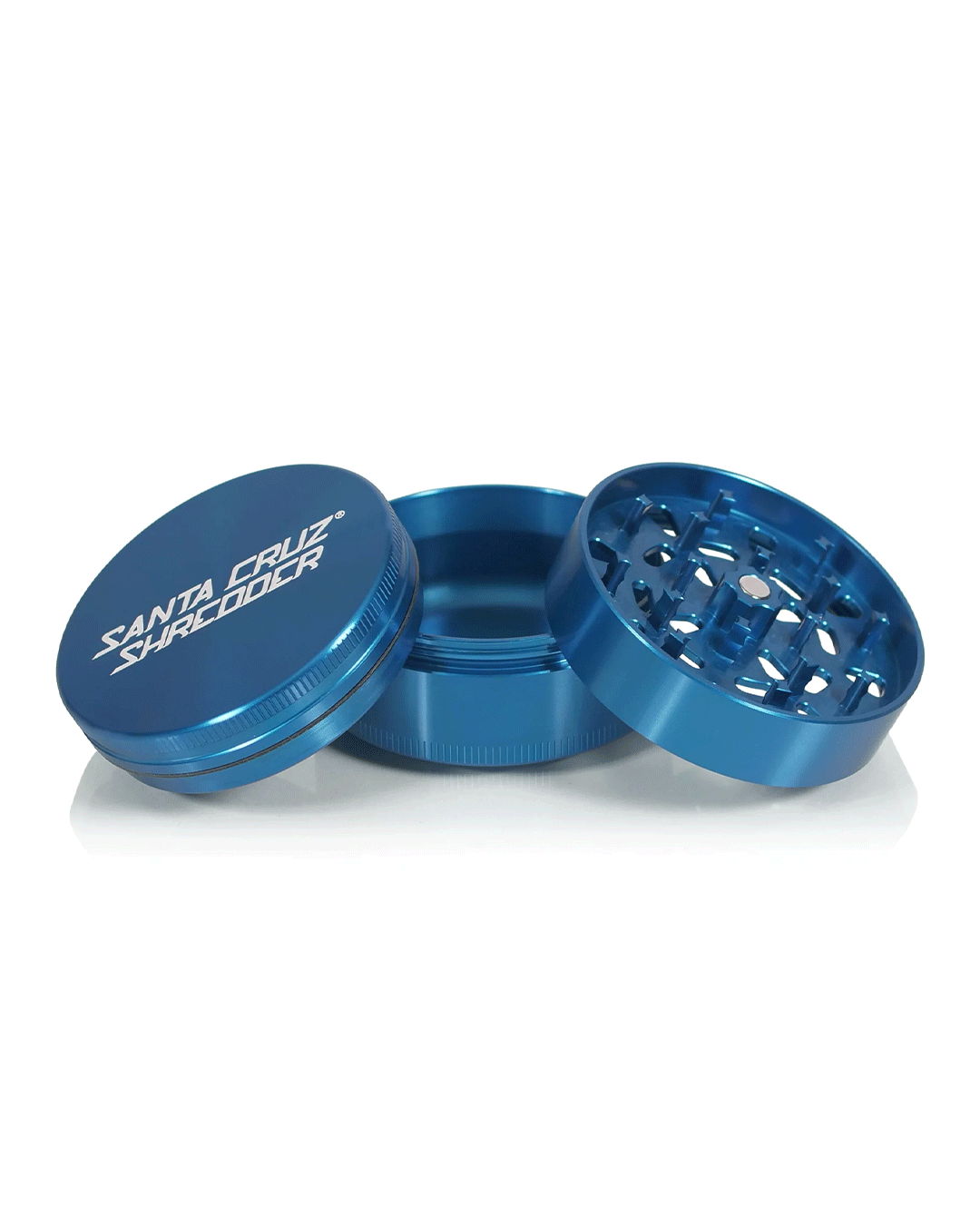 Santa Cruz Shredder - Aluminum 3 Piece Herb Grinders - Large