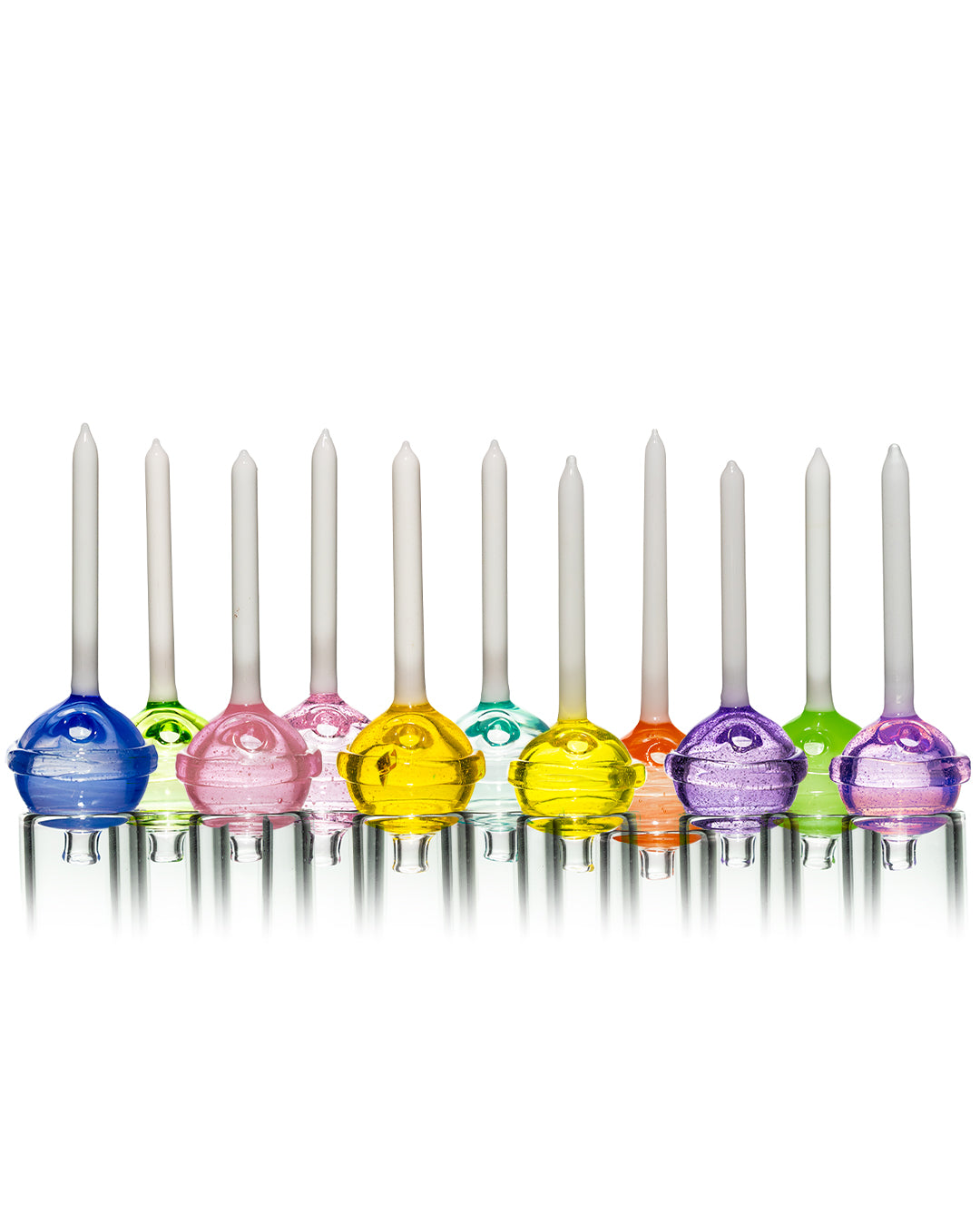 Emperial Glass - Assorted Lollipop Bubble Cap Dabber