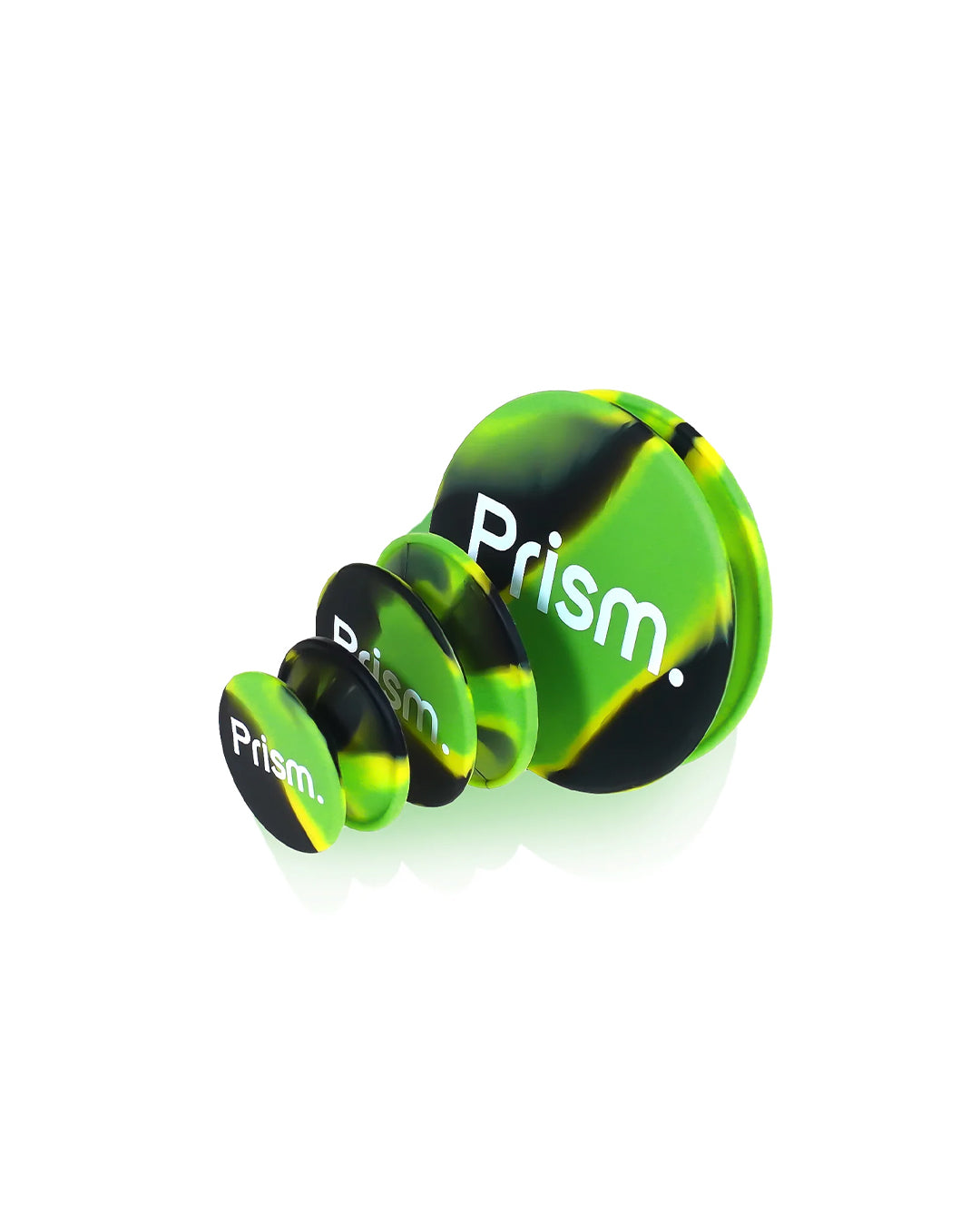 Prism Water Pipes - Silicone Cleaning Caps - Green & Black