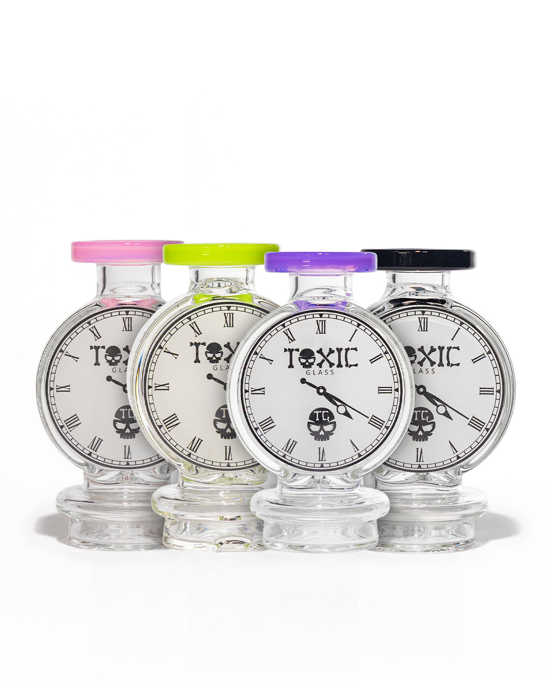 Toxic Glass - Puffco Attachment - 420 Clock