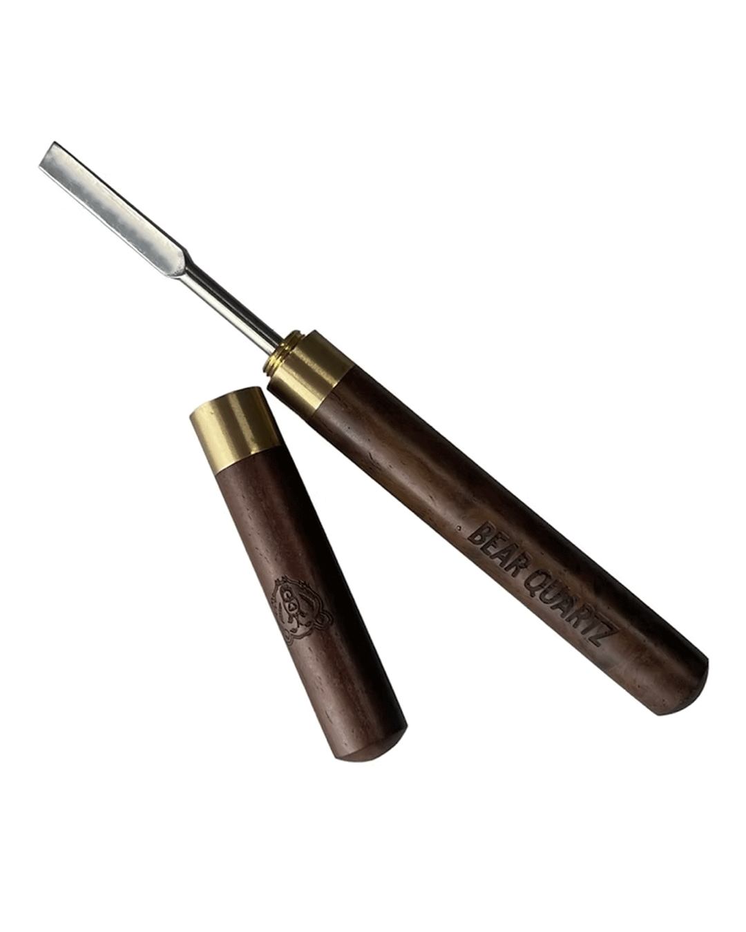 Bear Quartz - Pocket Spatula Dab Tool