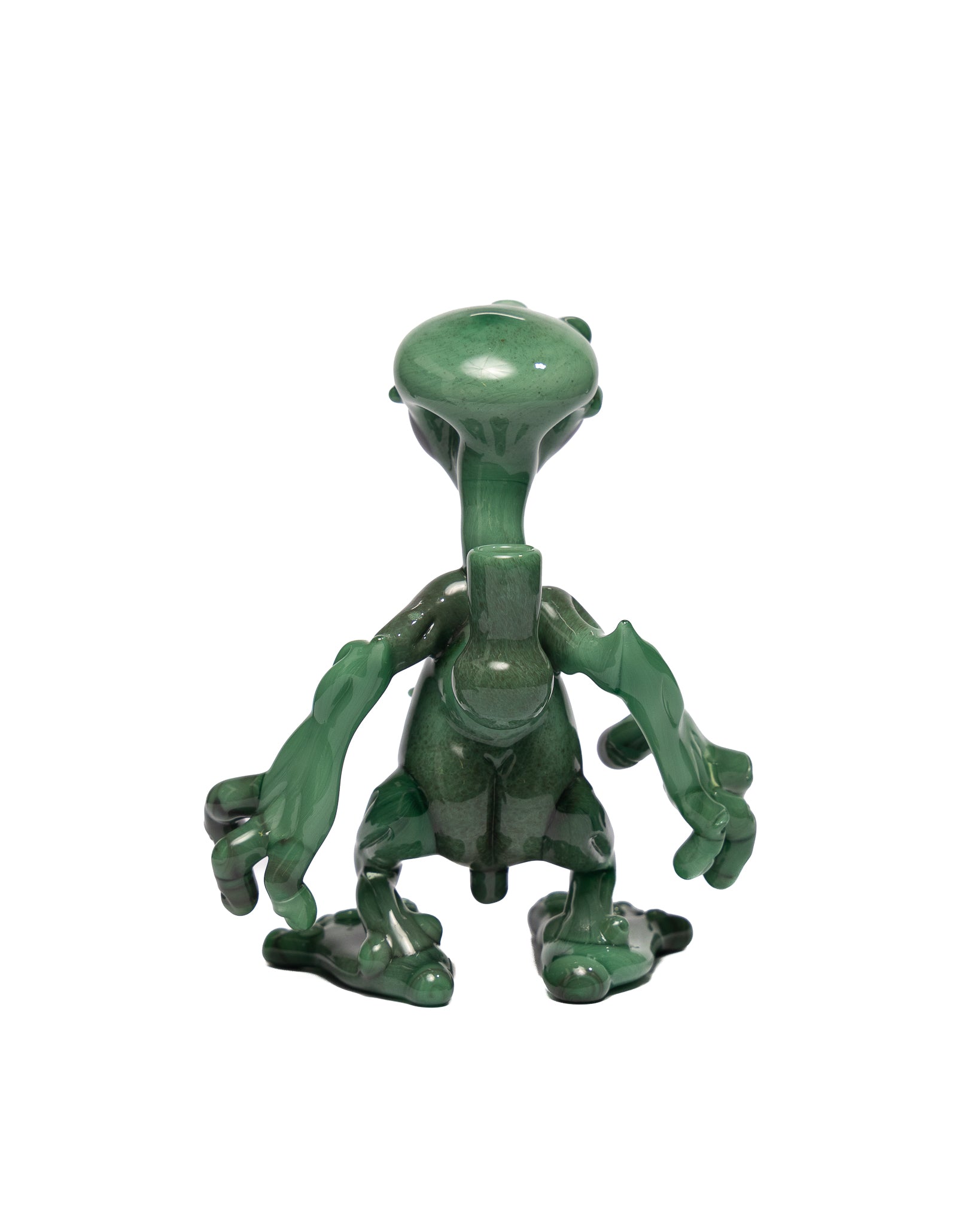 Al's Boro Creations - Standing Green Alien