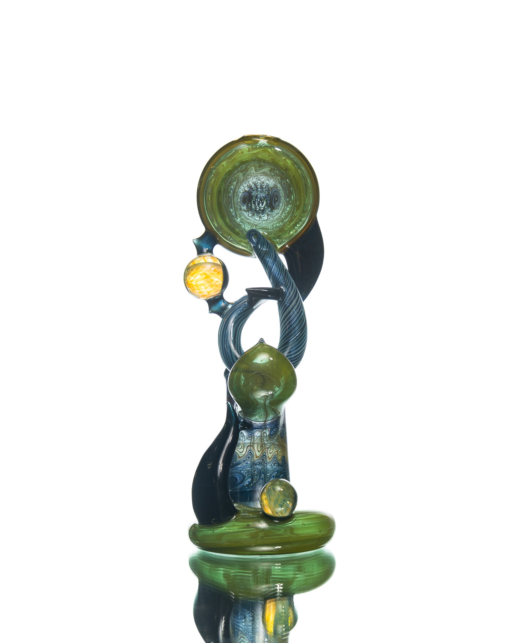 Portal Glass - Dewar - Green & Blue