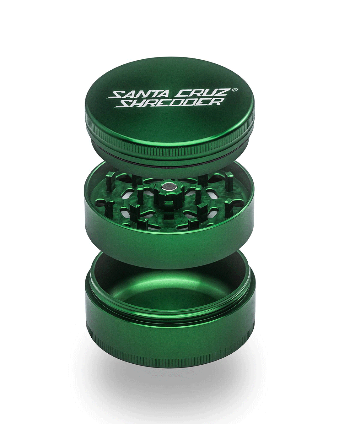 Santa Cruz Shredder - Aluminum 3 Piece Herb Grinders - Large