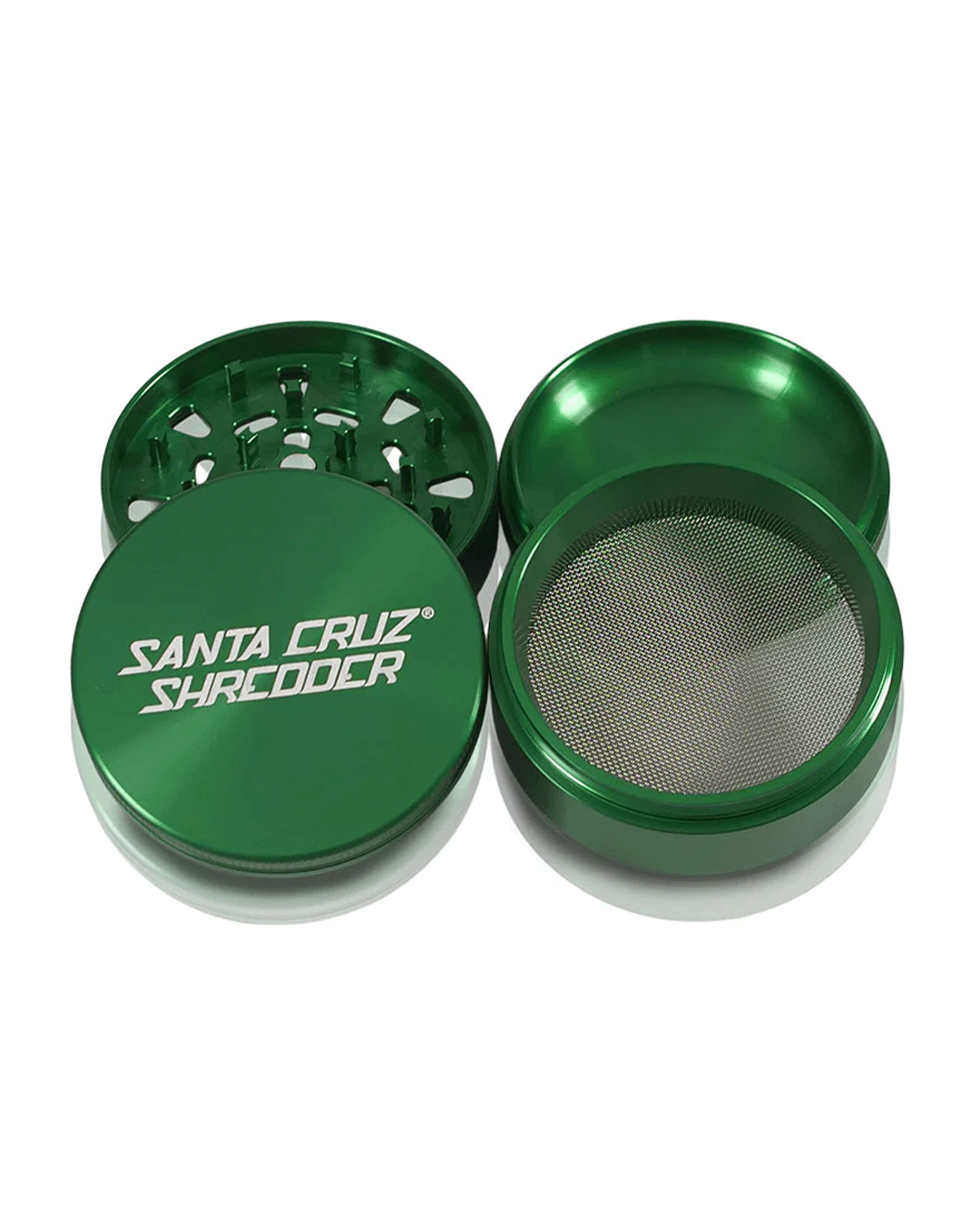 Santa Cruz Shredder - Aluminum 4 Piece Herb Grinders - Large