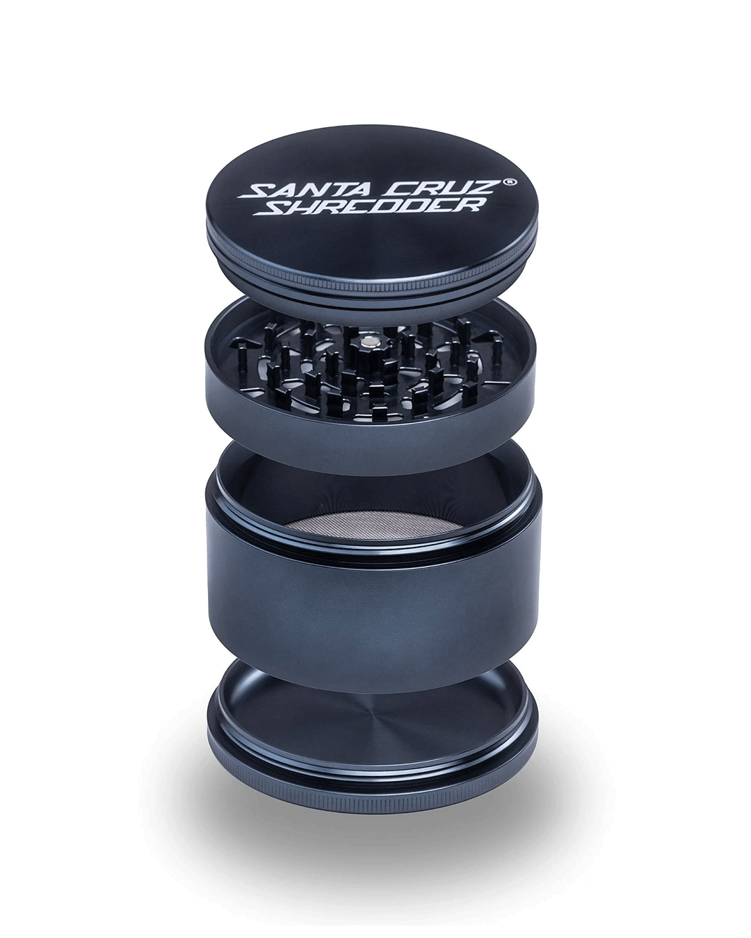 Santa Cruz Shredder - Aluminum 4 Piece Herb Grinders - Jumbo