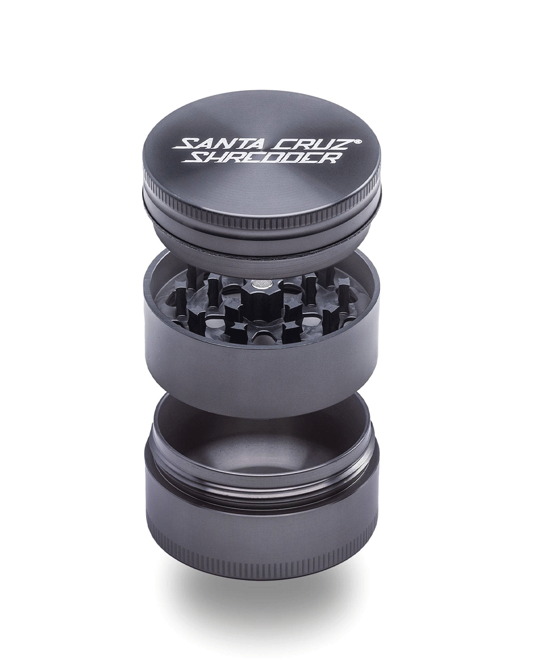 Santa Cruz Shredder - Aluminum 3 Piece Herb Grinders - Medium