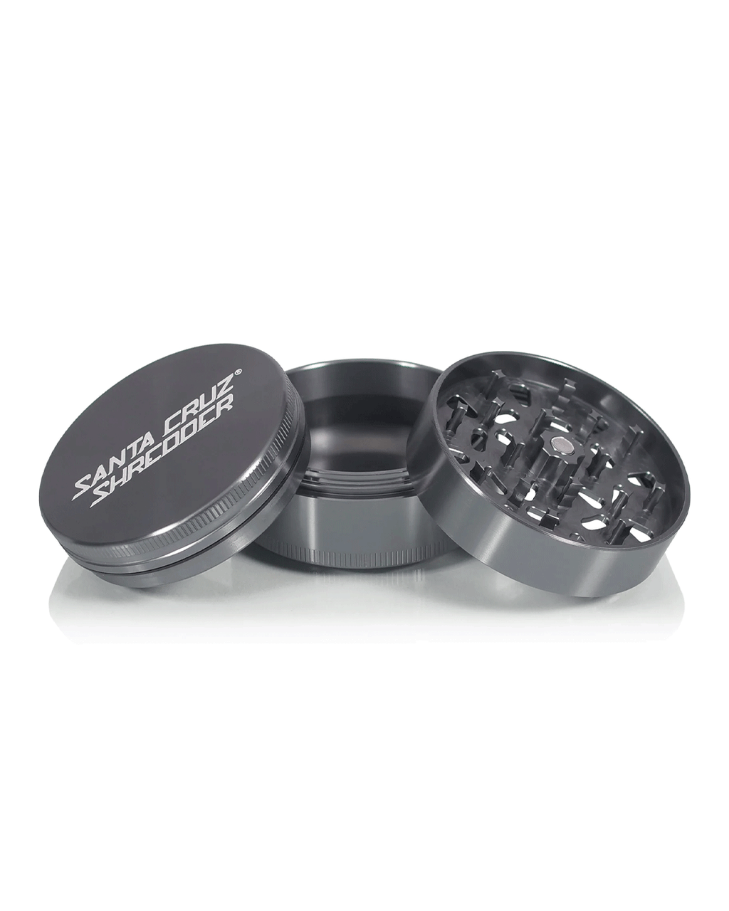 Santa Cruz Shredder - Aluminum 3 Piece Herb Grinders - Large