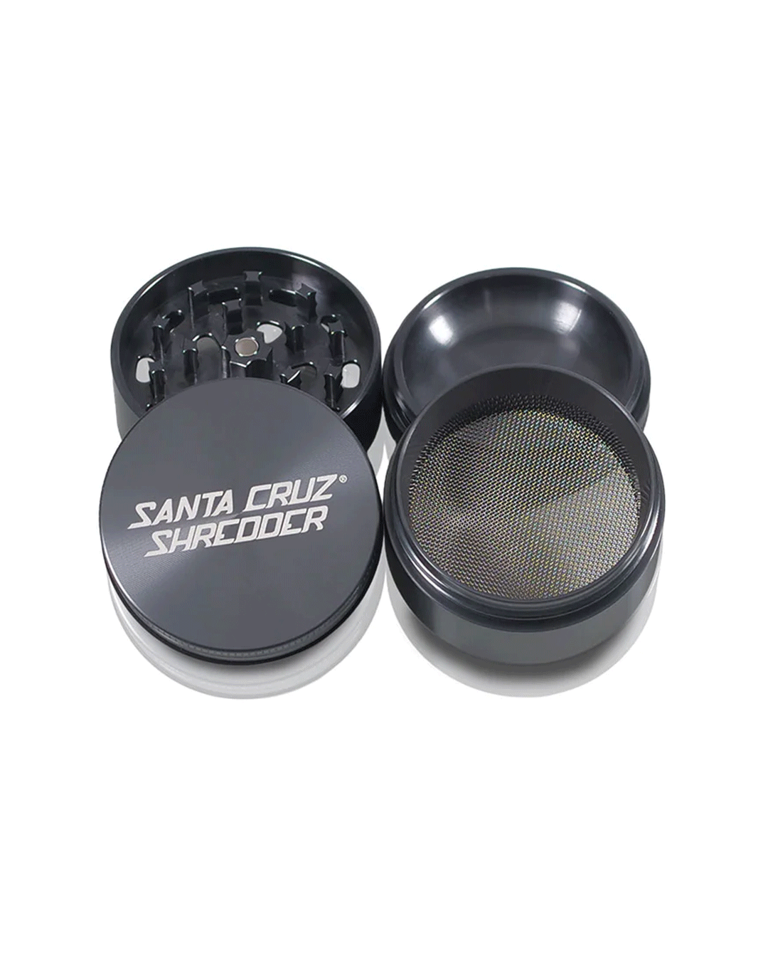 Santa Cruz Shredder - Aluminum 4 Piece Herb Grinders - Medium