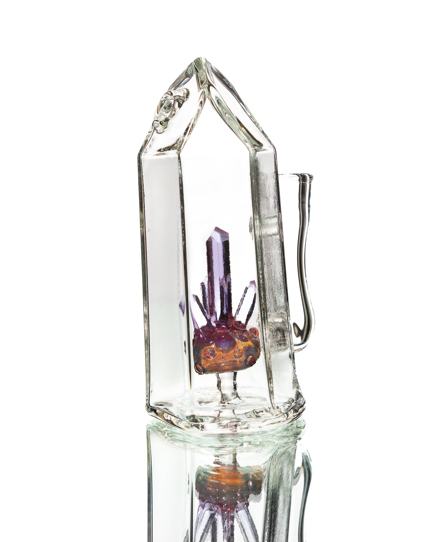 Digger Glass - Crystal Jammer - Purple & Clear