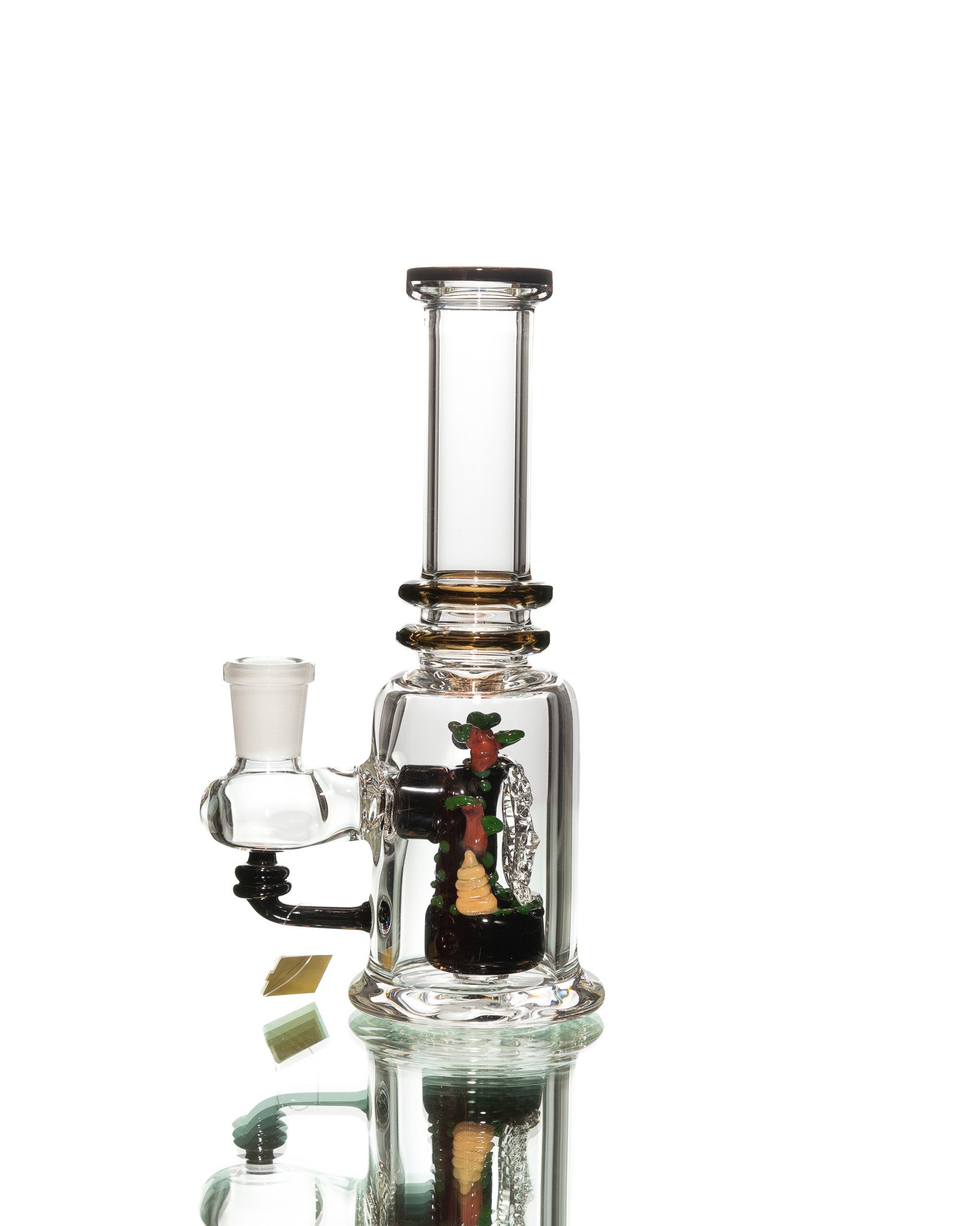 Empire Glassworks - Mini Straight Tube - "Zen Bonsai"
