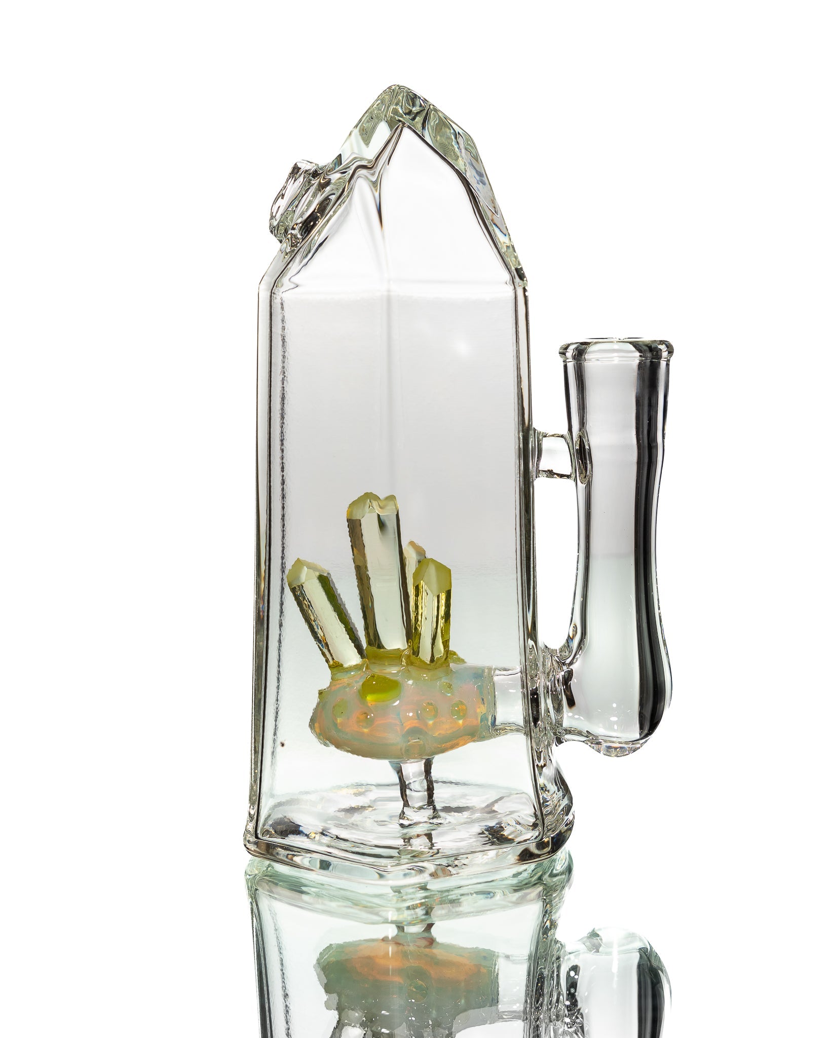 Digger Glass - Crystal Jammer - Yellow & Clear