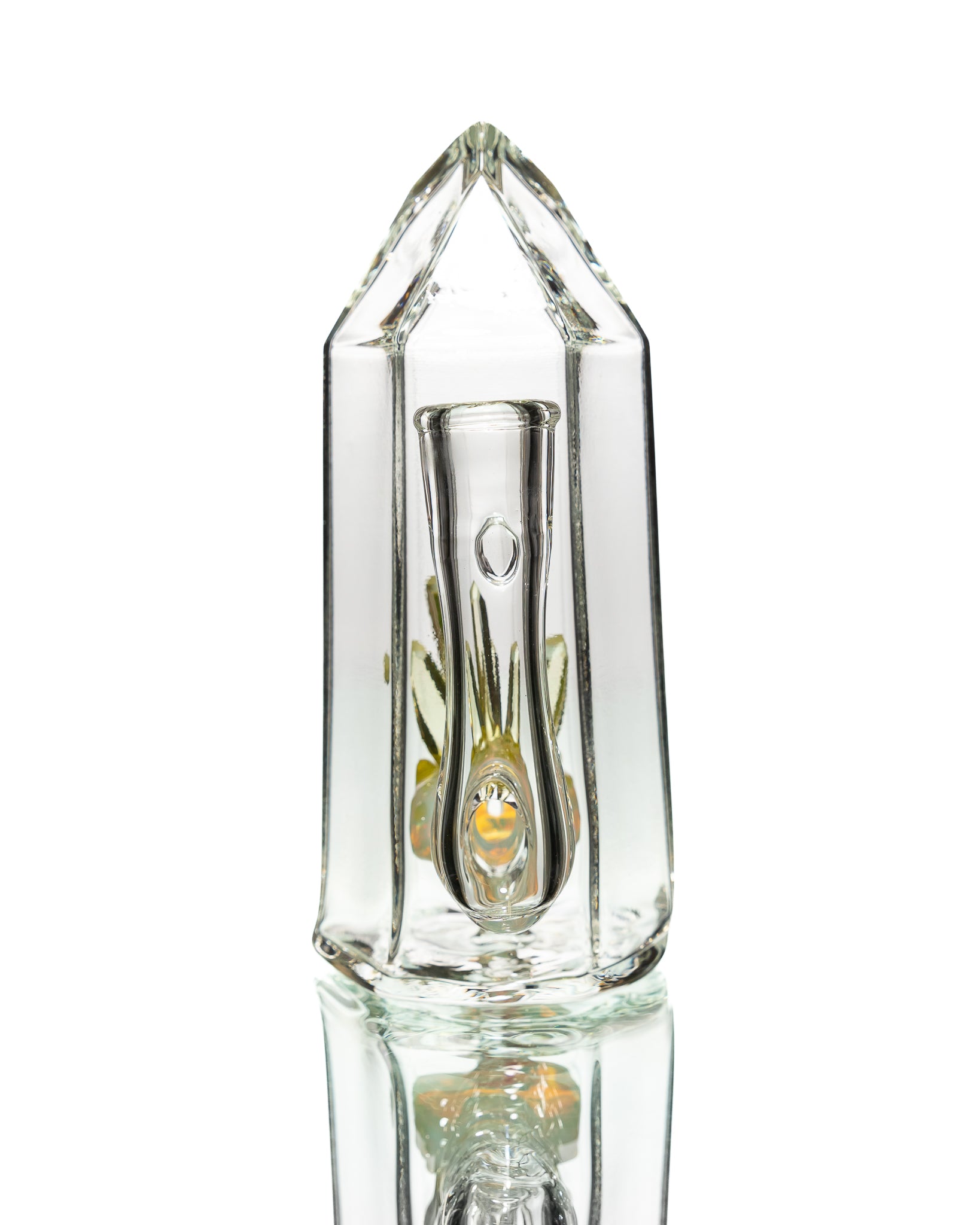 Digger Glass - Crystal Jammer - Yellow & Clear