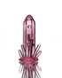 Digger Glass - Short Crystal Bubbler - Pink