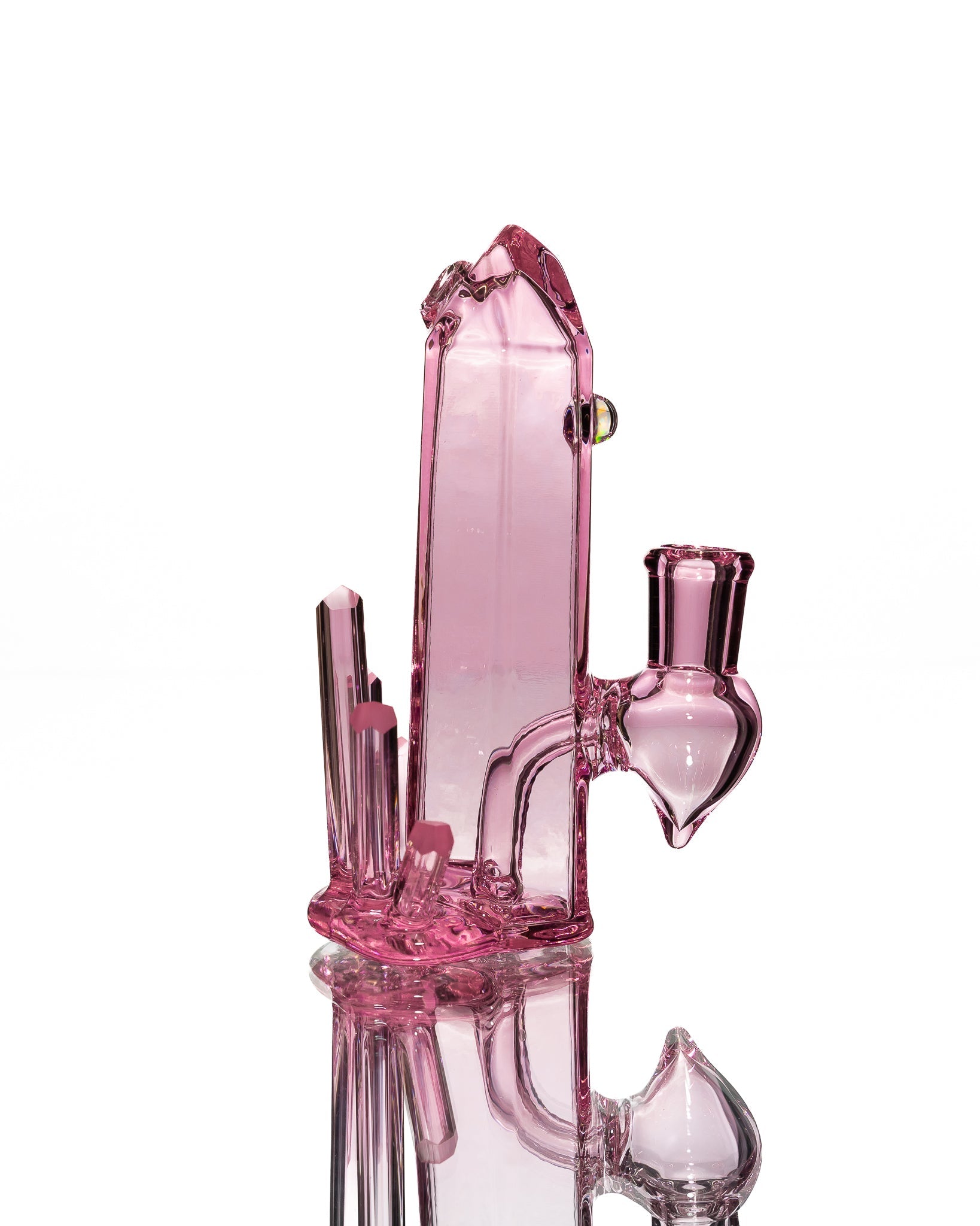 Digger Glass - Mini Crystal Jammer - Pink