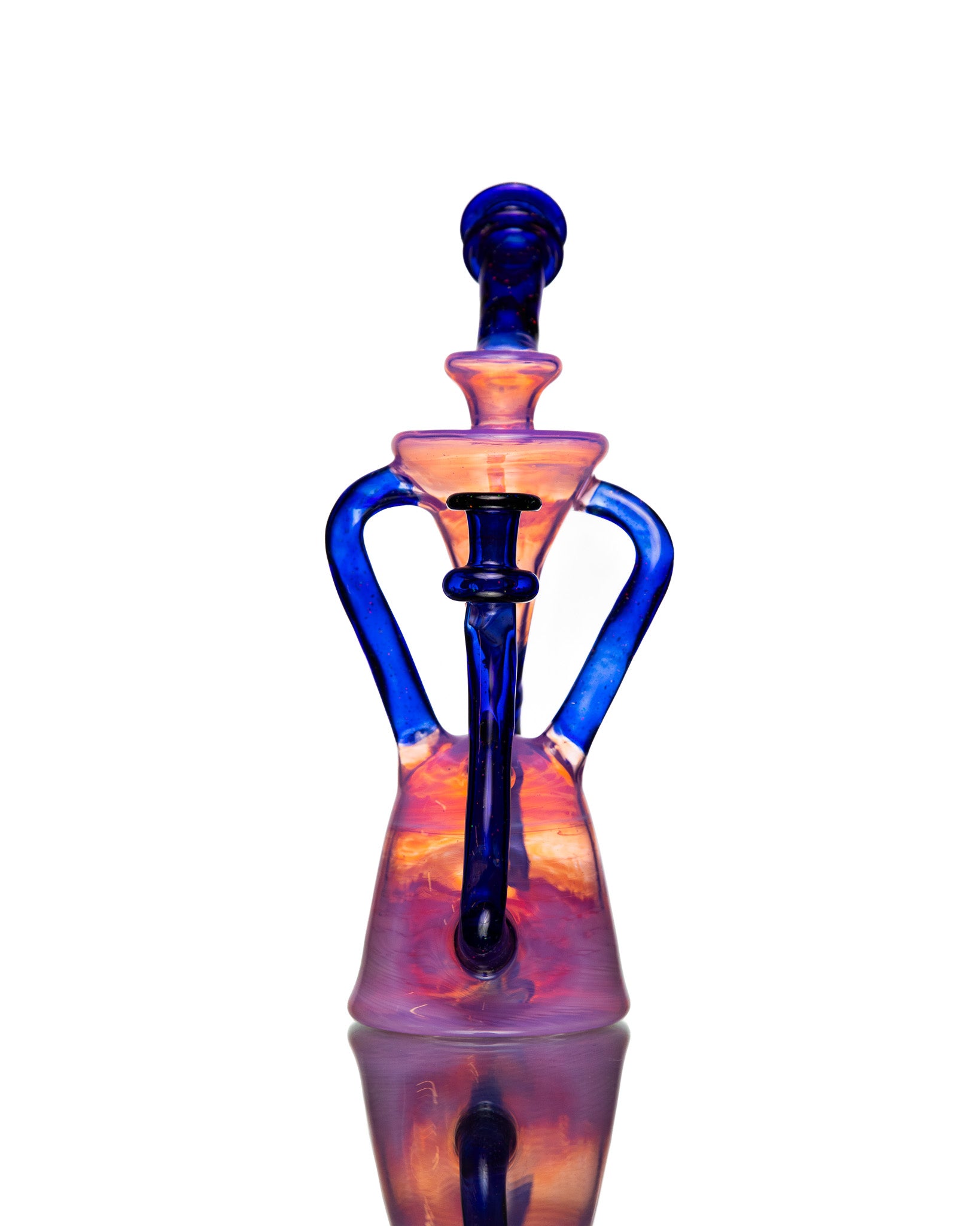 ManChild Glass - Duel Uptake - Rose Quartz & Cobalt (Crushed Opal)