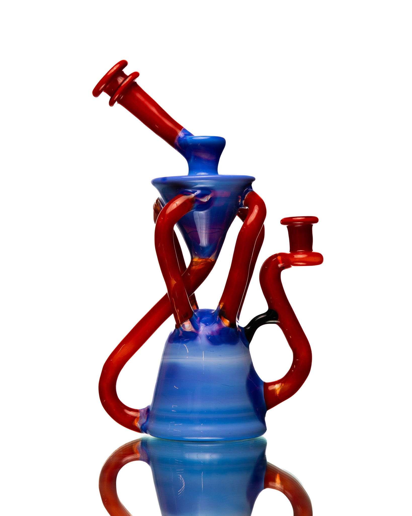 ManChild Glass -  Quad Uptake - Opal Skyline & "That Fuego"