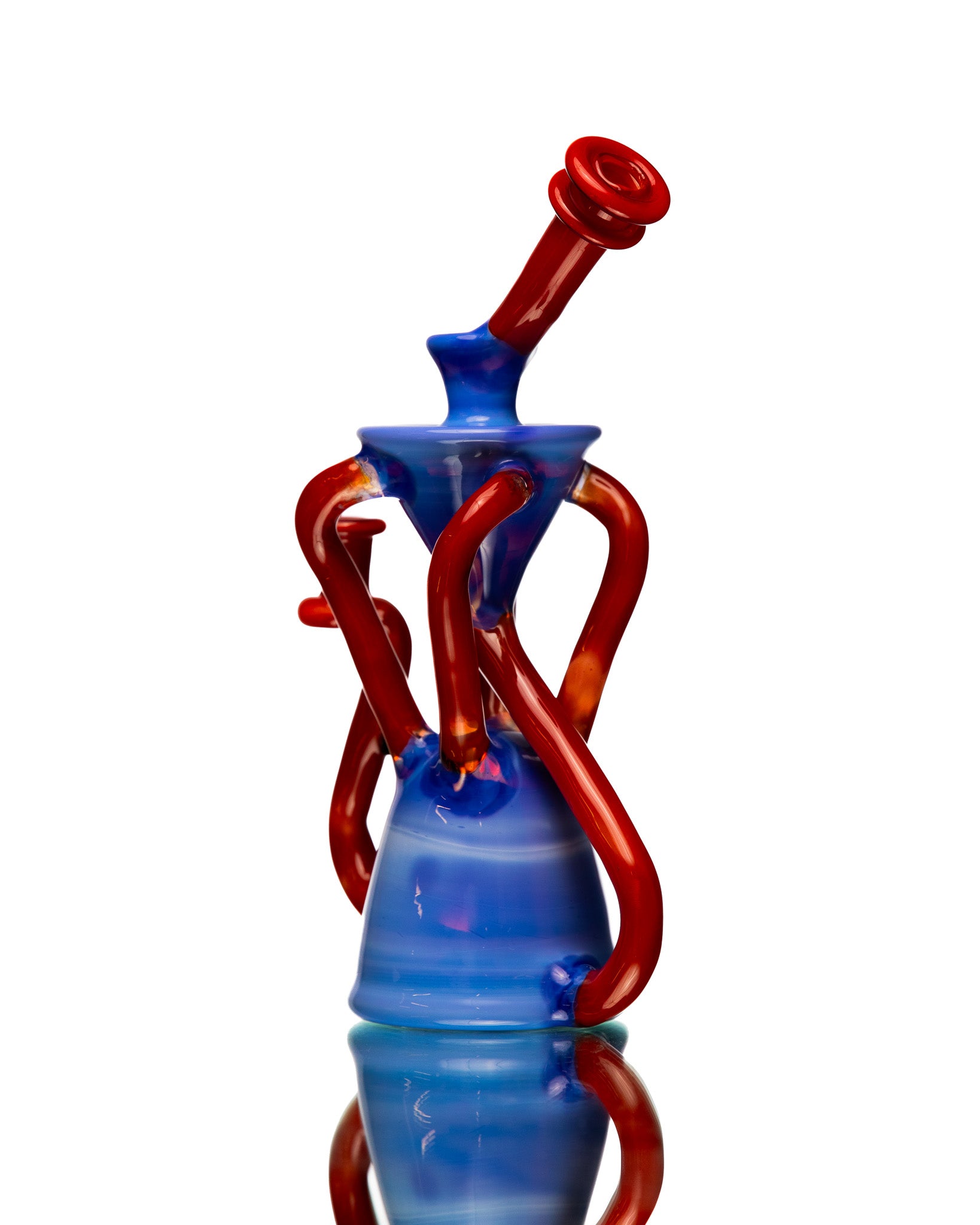 ManChild Glass -  Quad Uptake - Opal Skyline & "That Fuego"