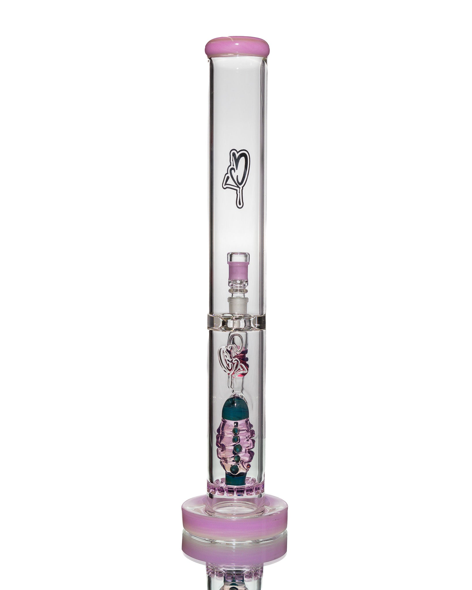 C2 Custom Creations - Straight Tube - Pink Spikes