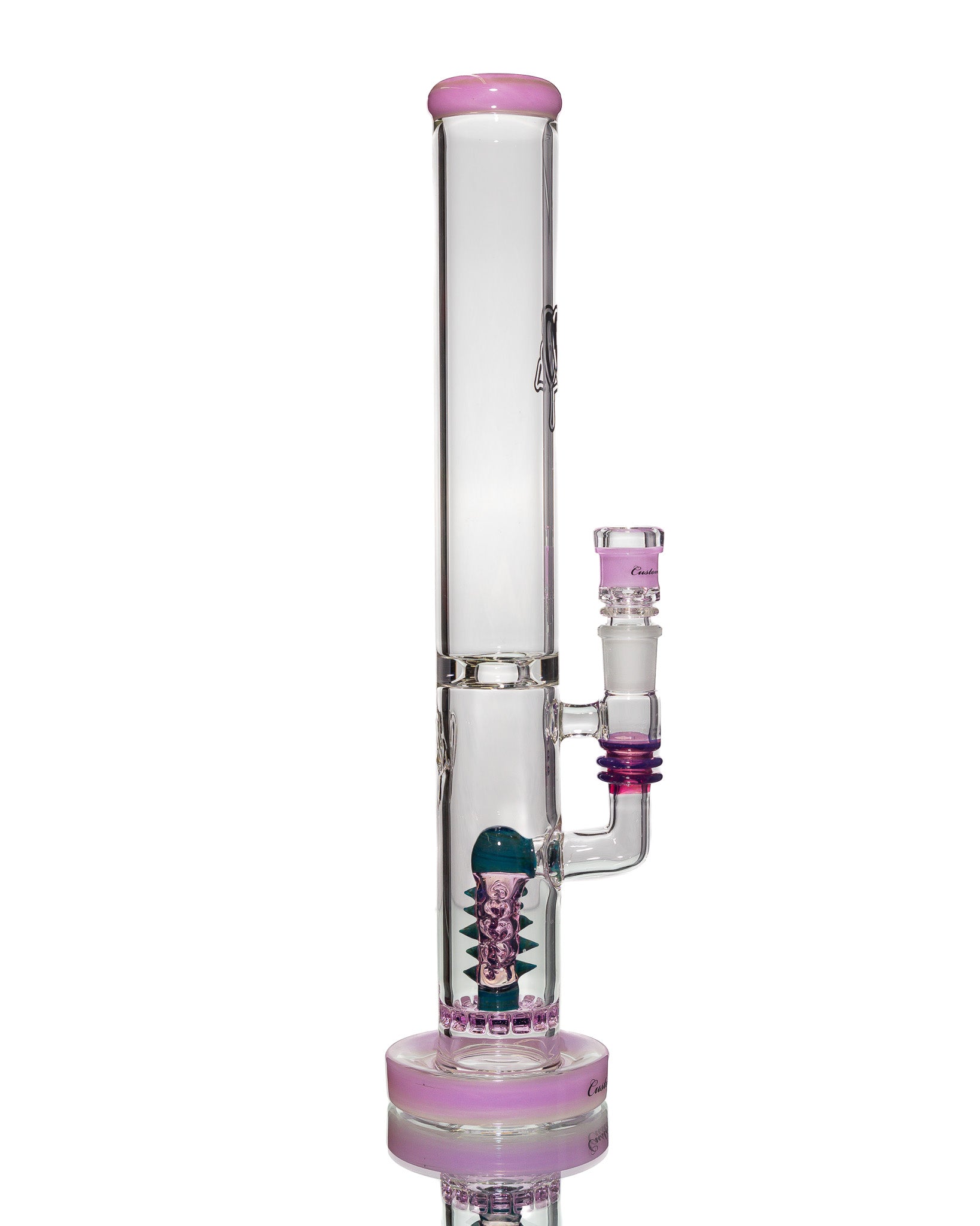 C2 Custom Creations - Straight Tube - Pink Spikes