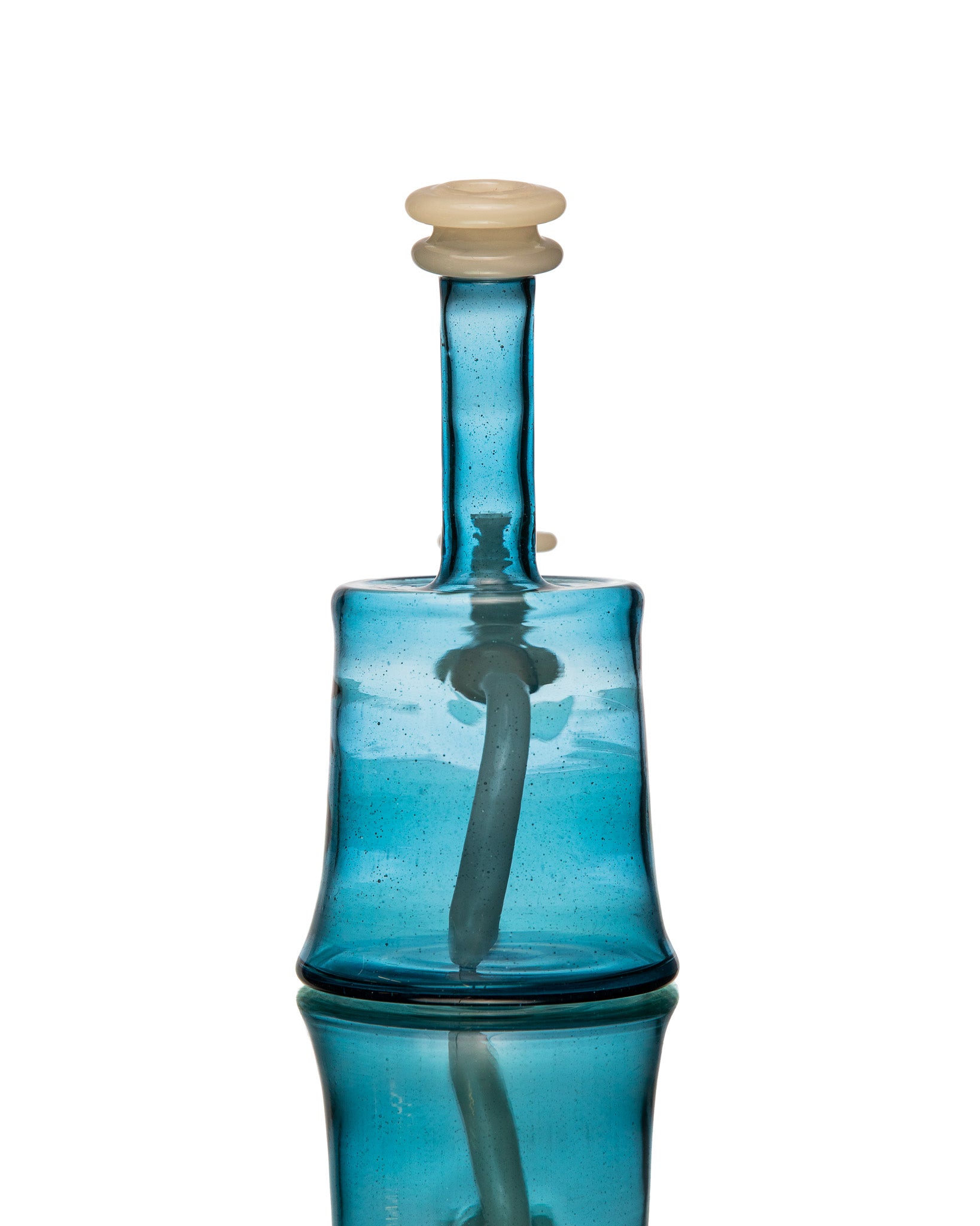 ManChild Glass - Mini Tube - Atomic Stardust & White Satin (UV)