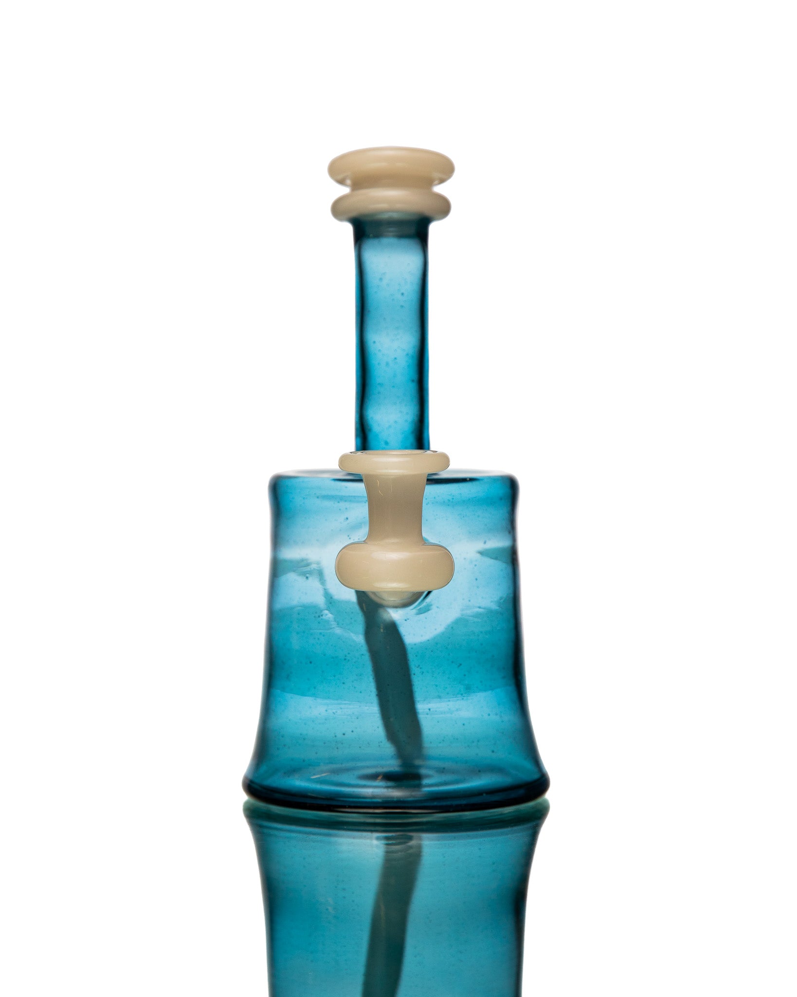 ManChild Glass - Mini Tube - Atomic Stardust & White Satin (UV)