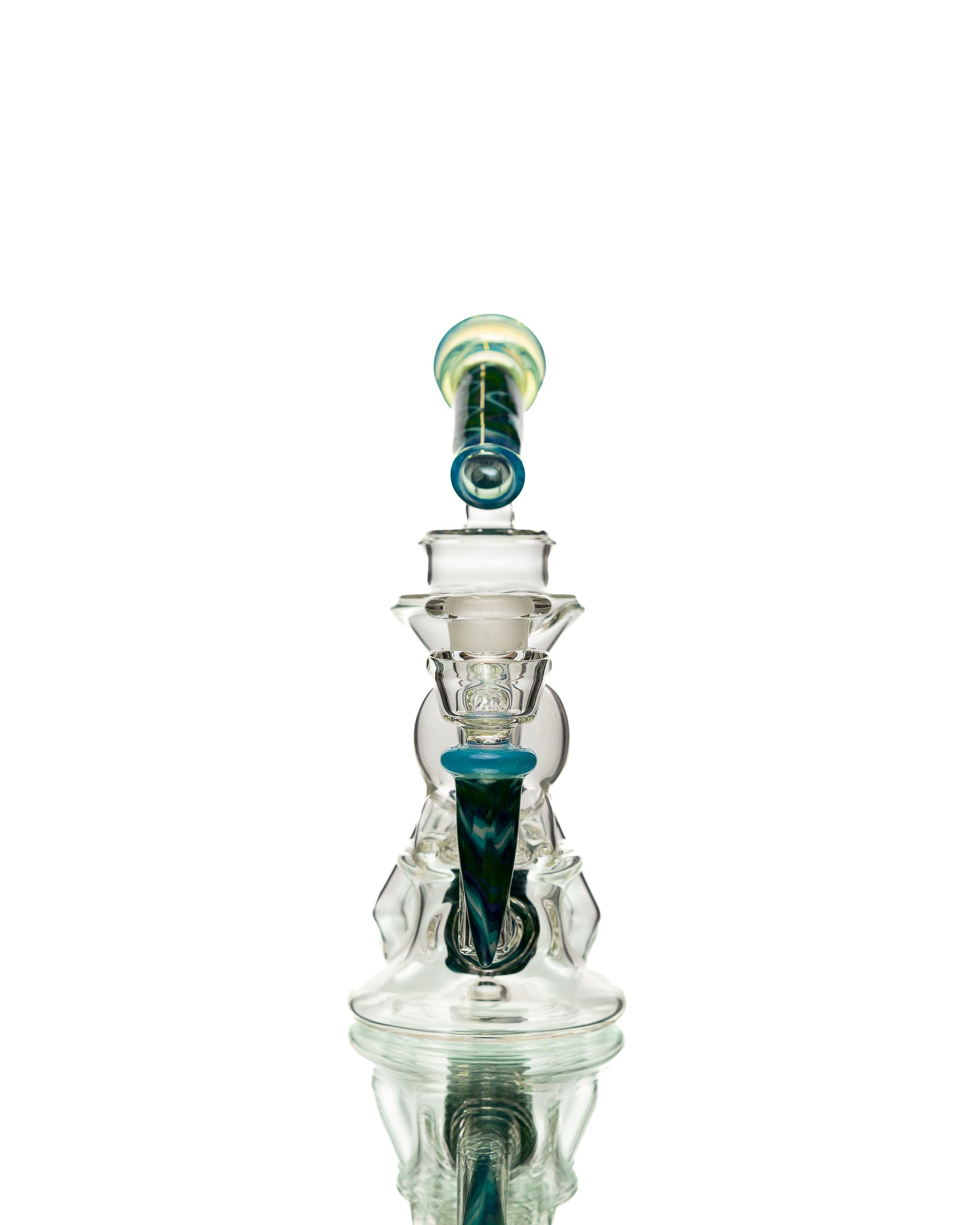 Aaron B - Horn Recycler - Clear, Green & Blue