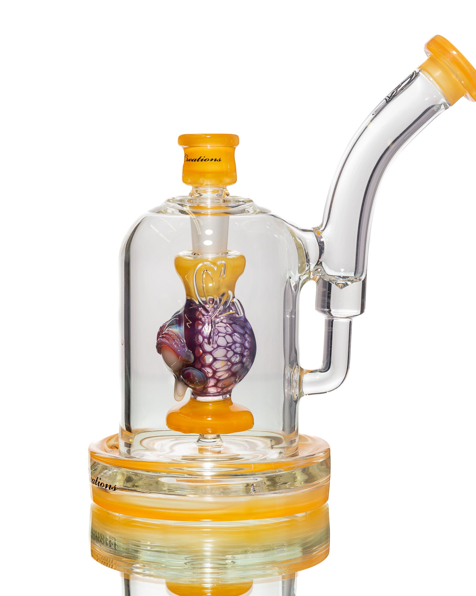C2 Custom Creations - Bubbler - Purple Skull