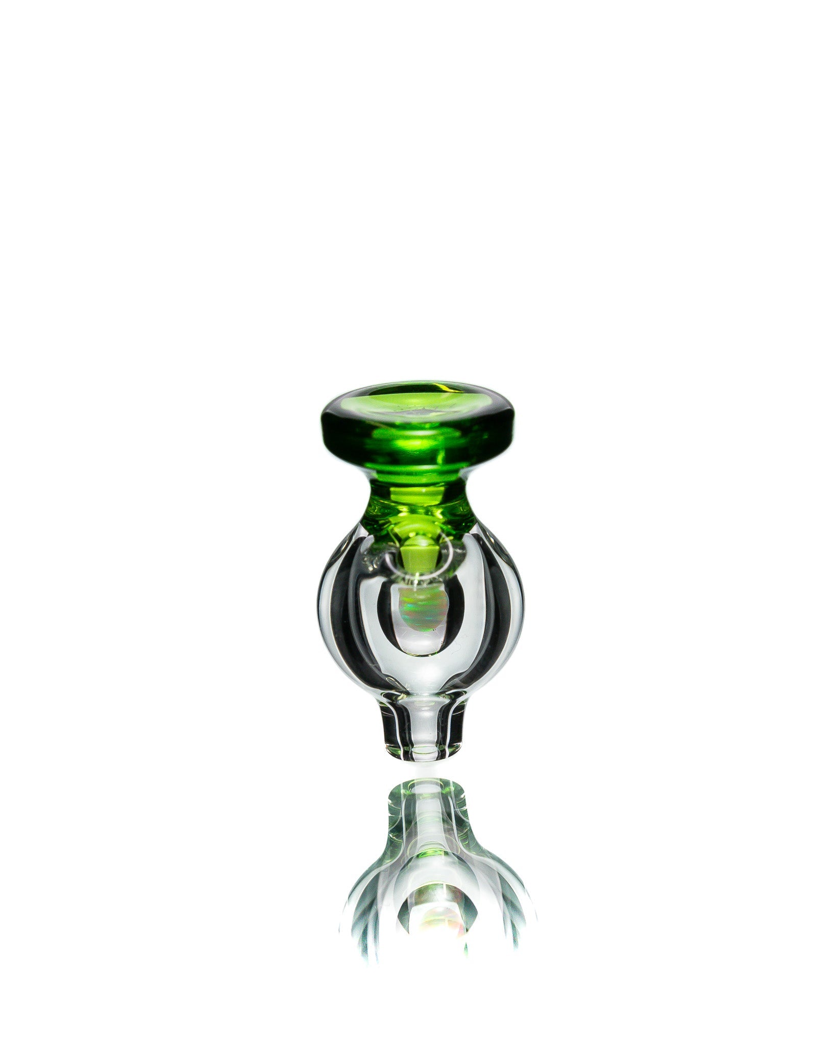 Soup Glass - Green/Clear Puffco Bubble Caps