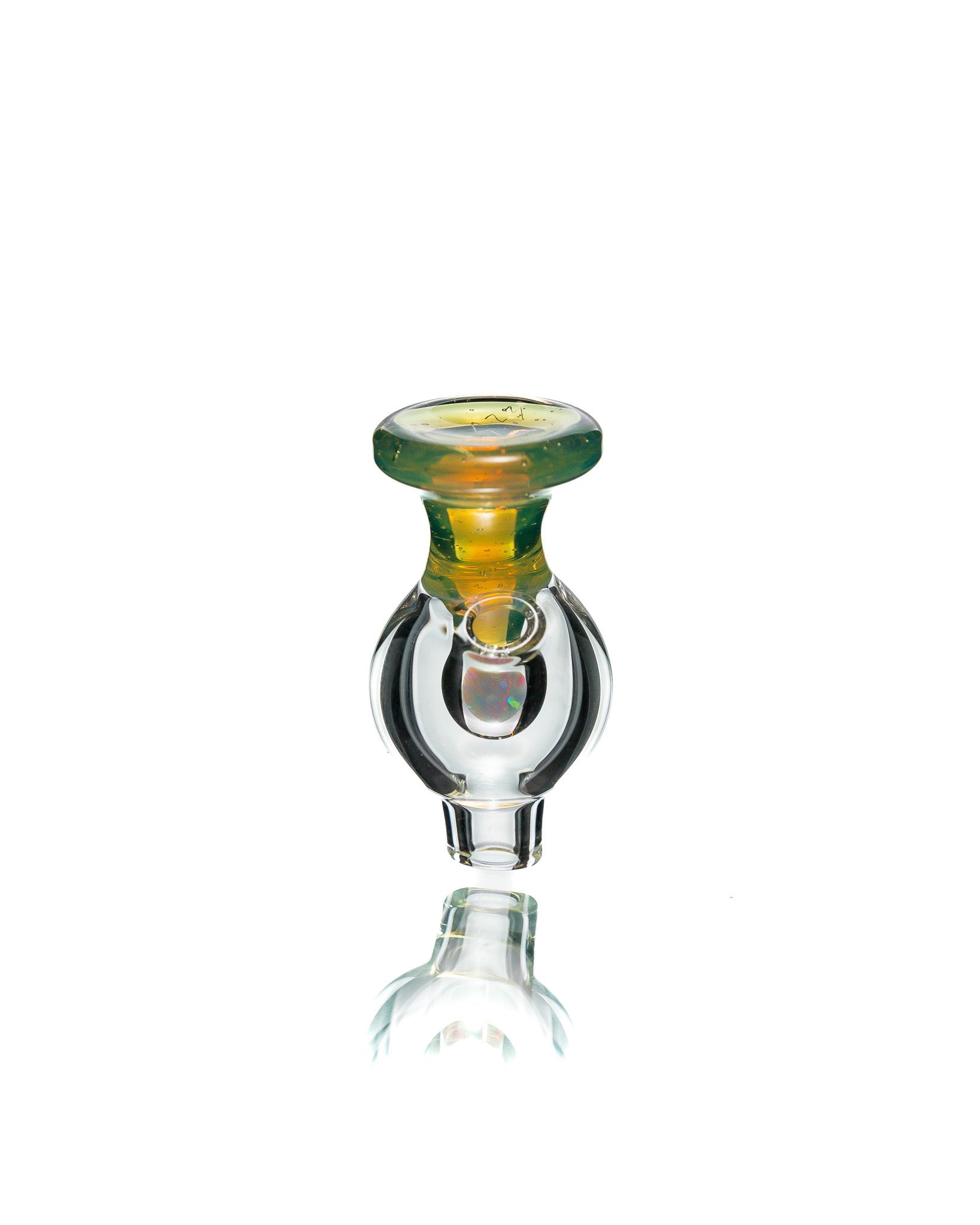 Soup Glass - Fumed/Clear Puffco Bubble Caps